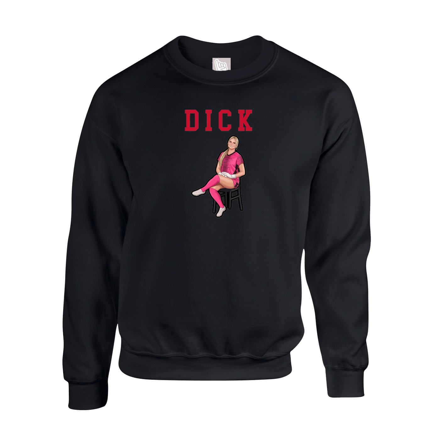 Fleece Crew — Shirsey in Black