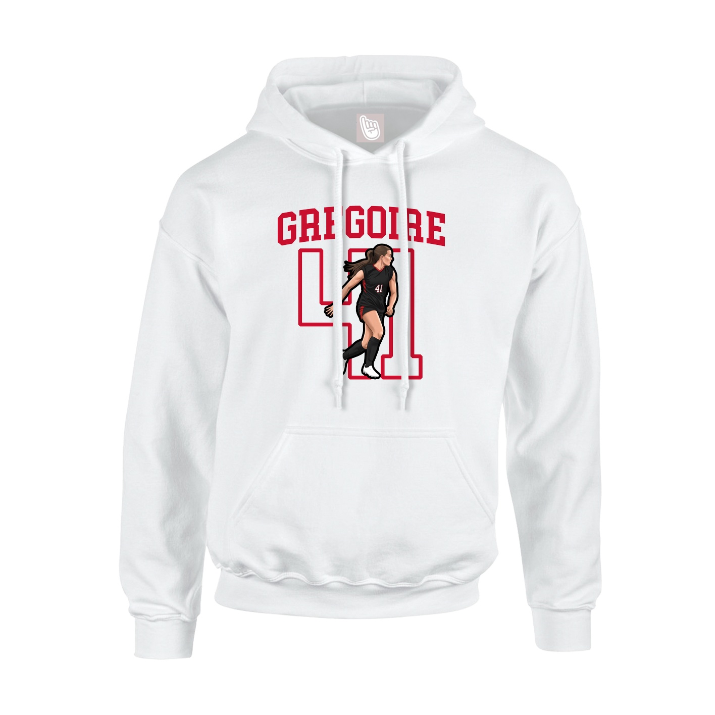 Hoodie — Shirsey in White