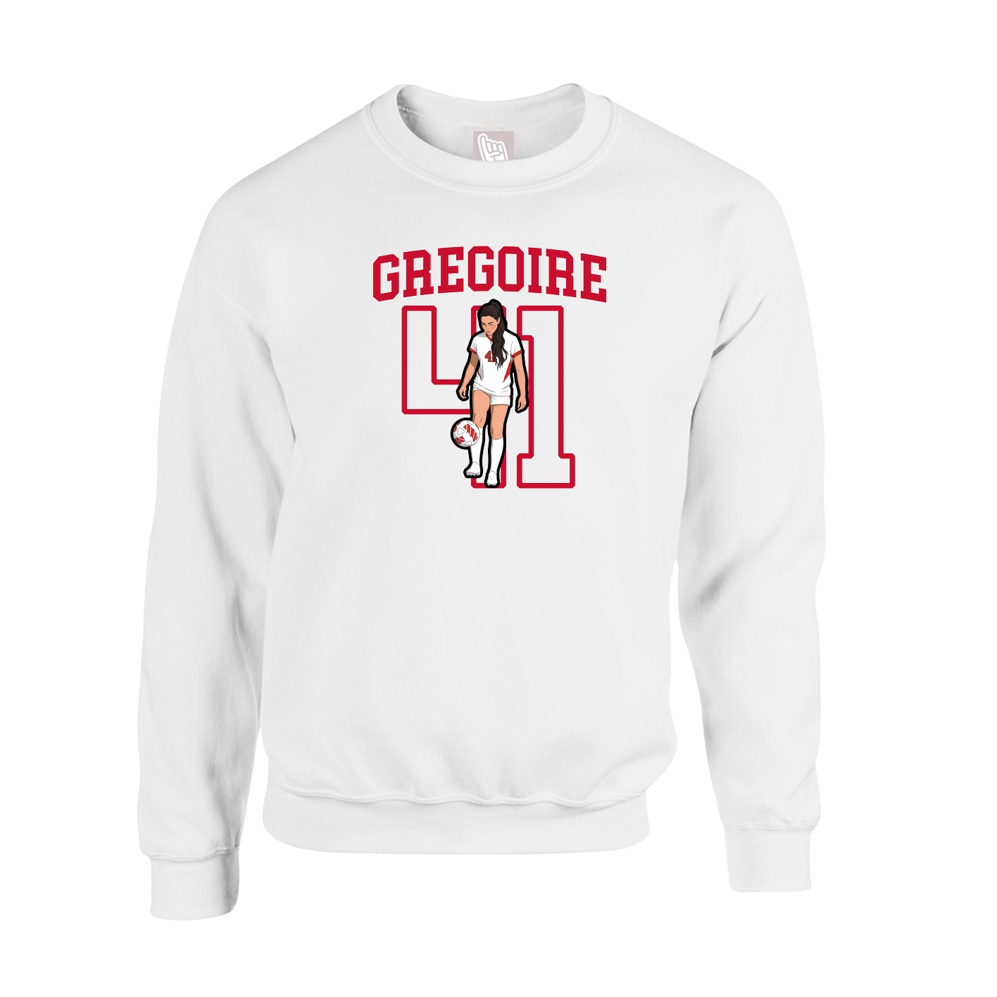 Fleece Crew — Shirsey in White
