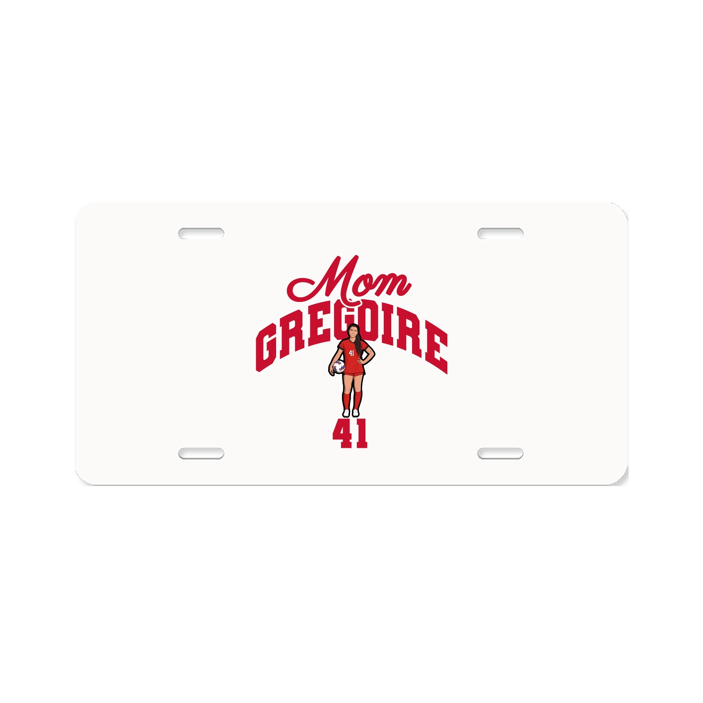License Plate — Mothers Day Arch in Classic