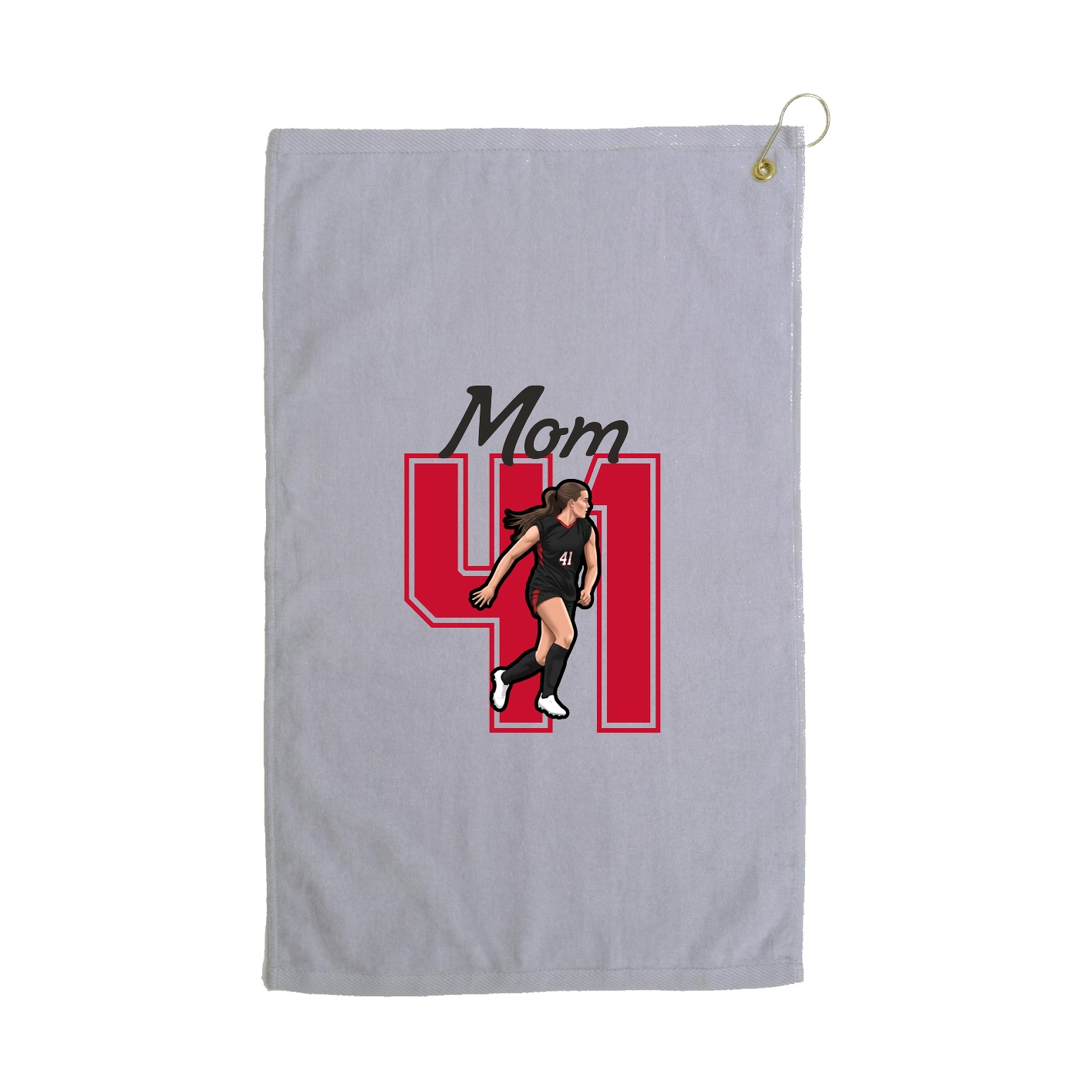 Golf Towel — Mothers Day Shirsey in Grey