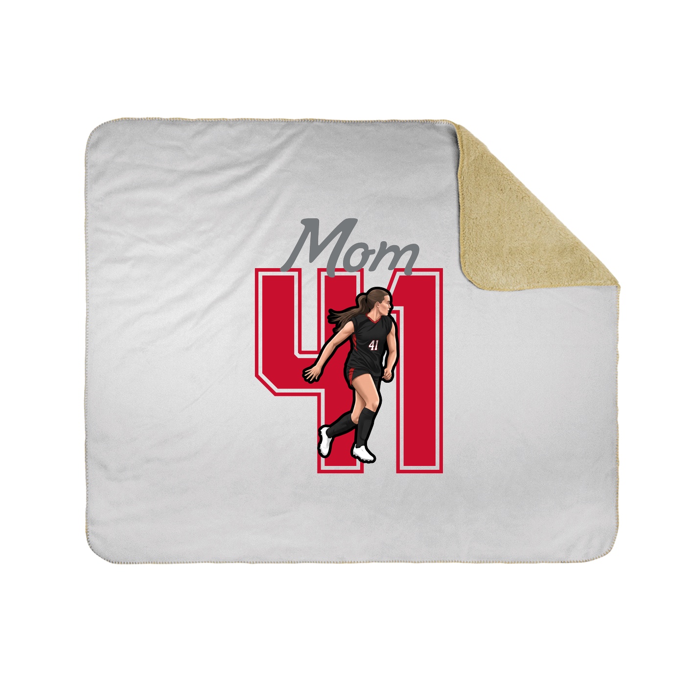 Throw Blanket — Mothers Day Shirsey in White