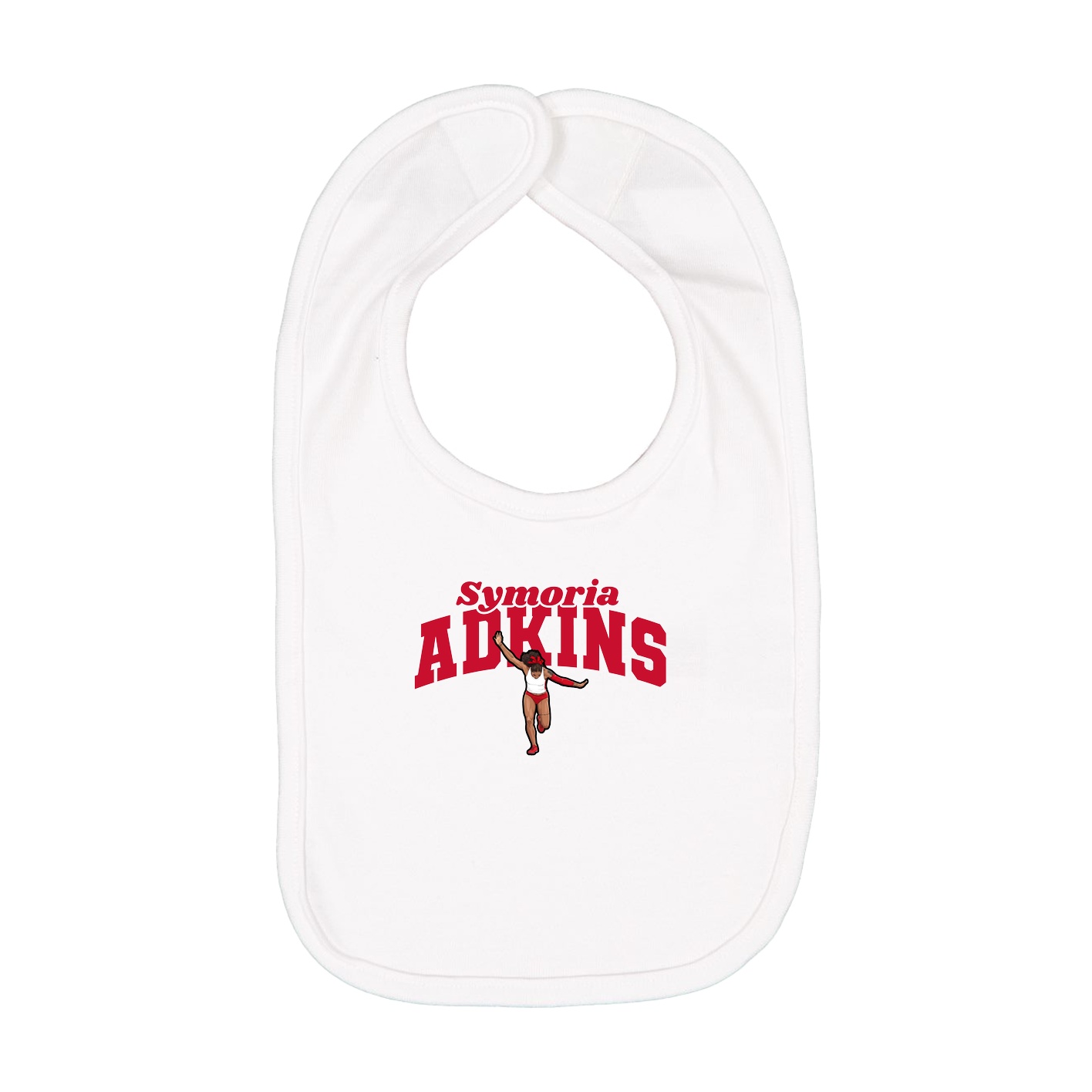 Infant Bib — Signature Arch in White