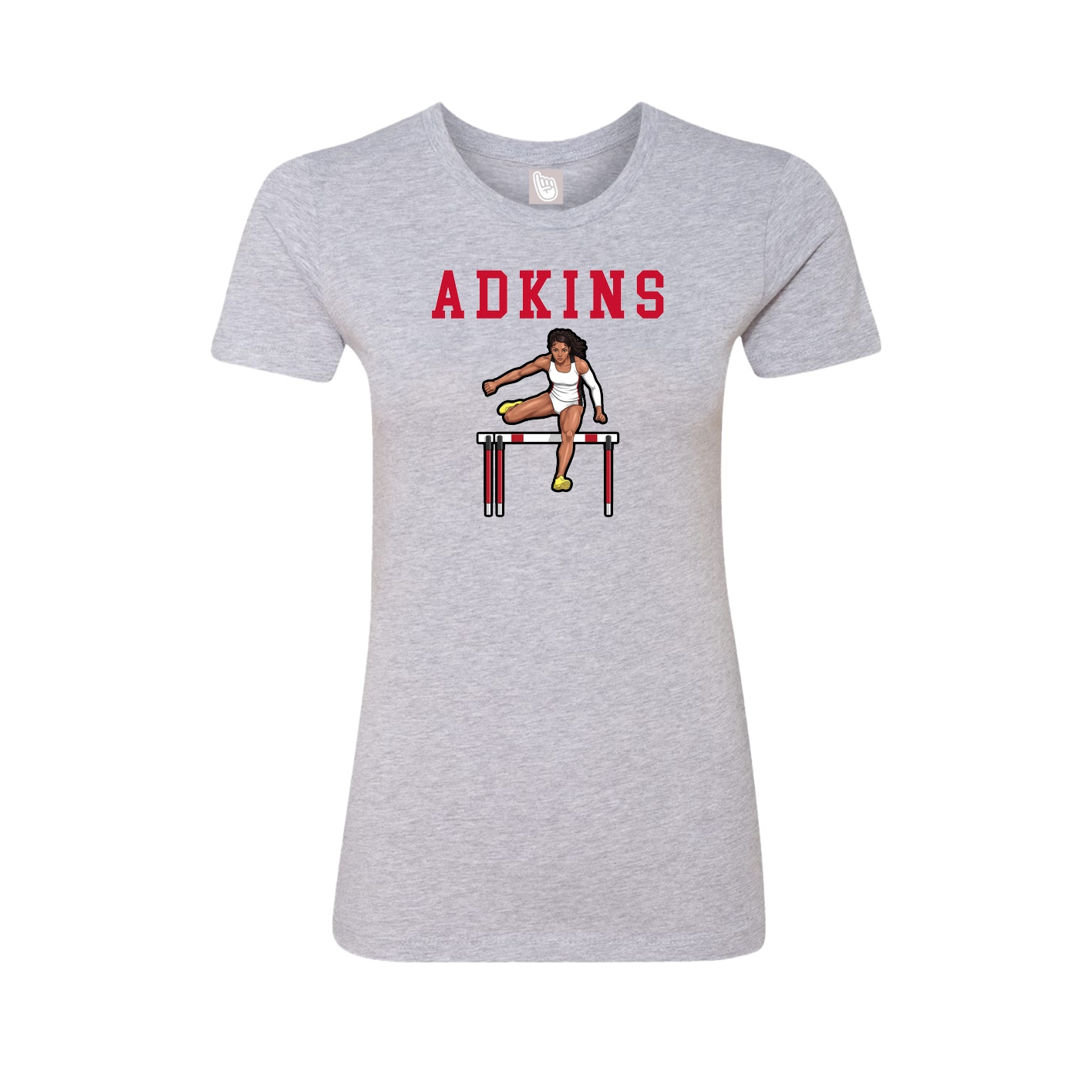 Fitted Women's Tee — Shirsey in Grey