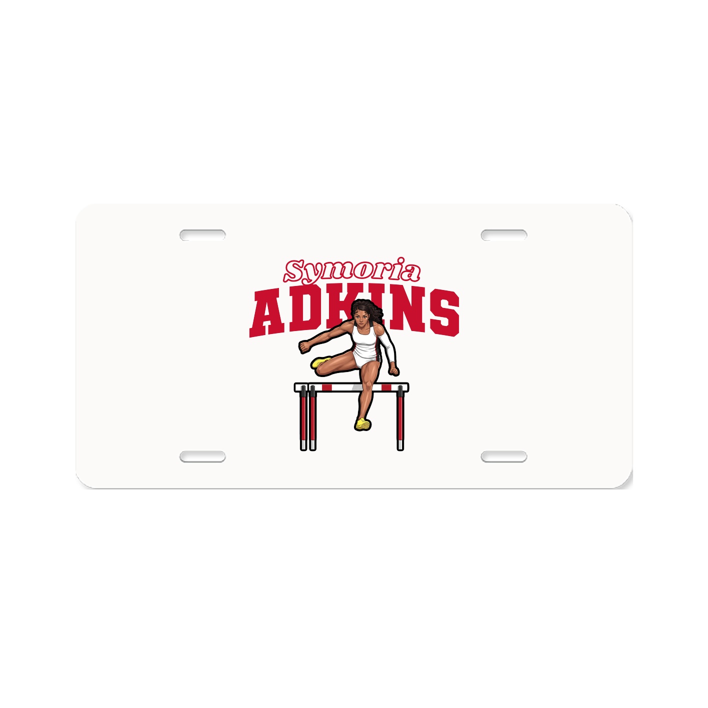 License Plate — Name Arch in Classic