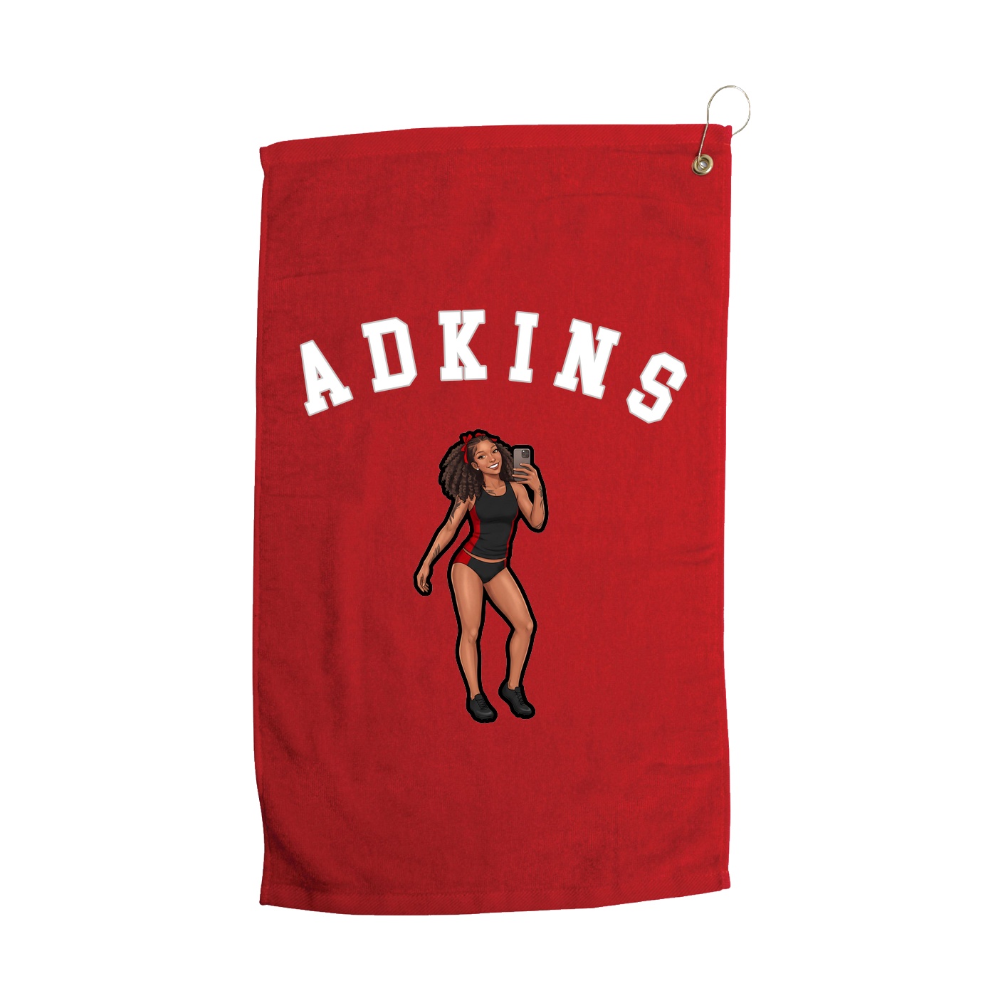 Golf Towel — Shirsey Arch in Red