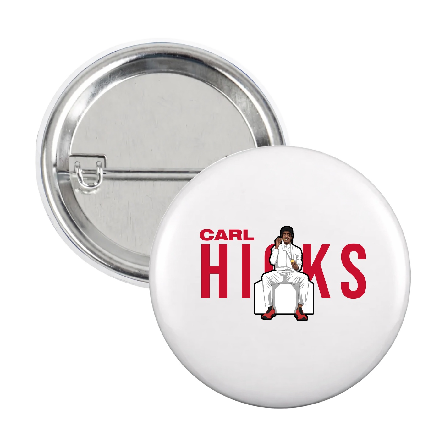 Game Day Button — Player Name in White