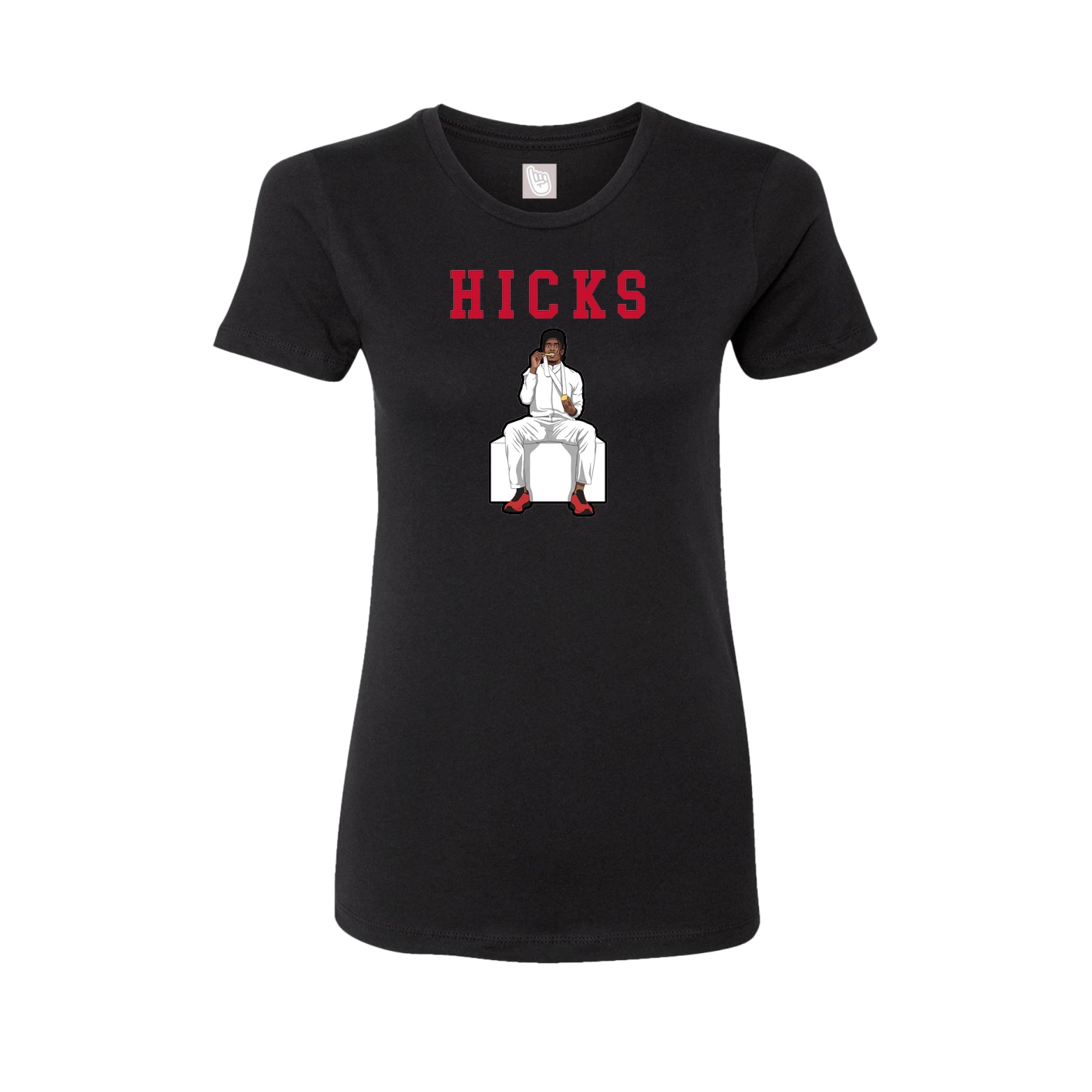Fitted Women's Tee — Shirsey in Black
