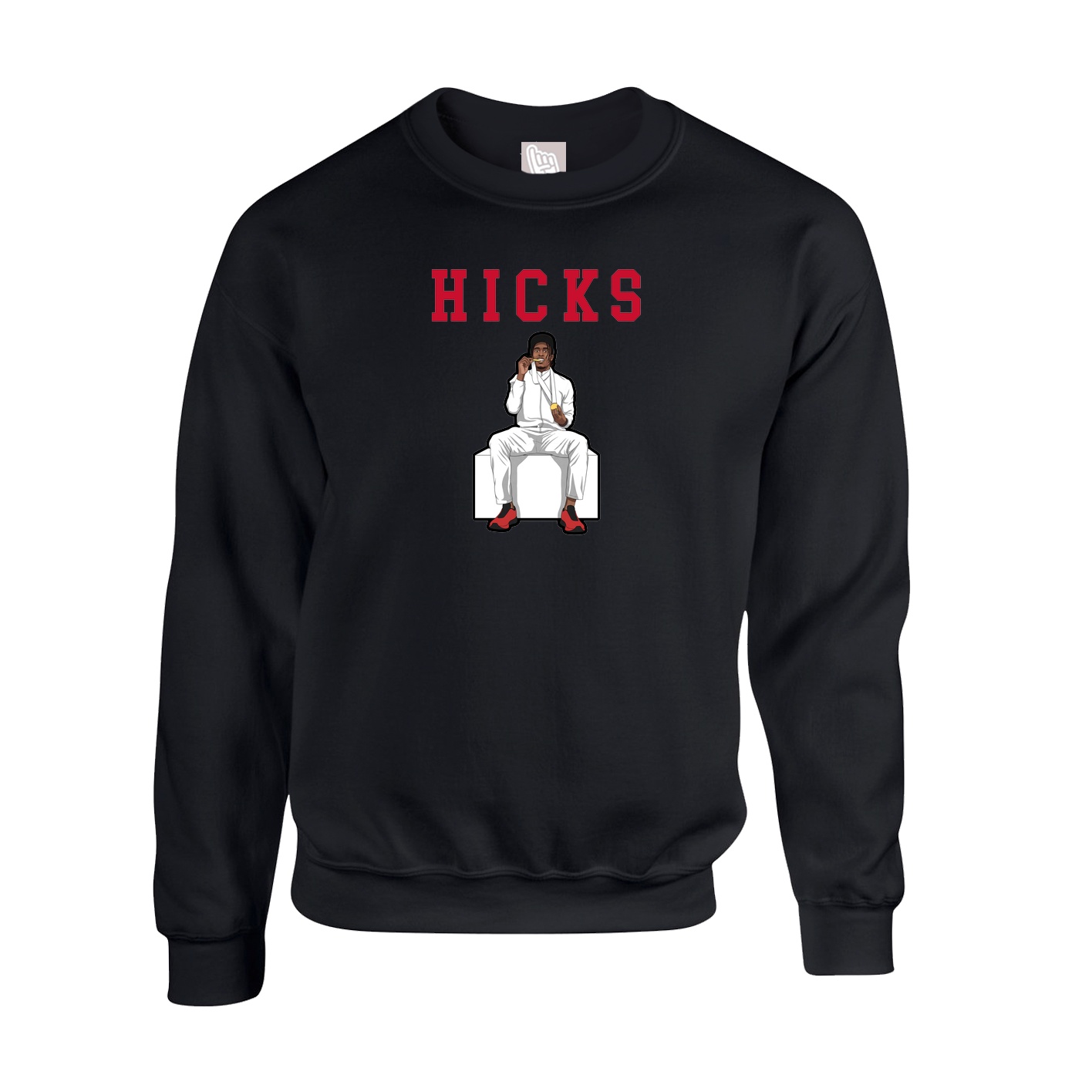 Fleece Crew — Shirsey in Black