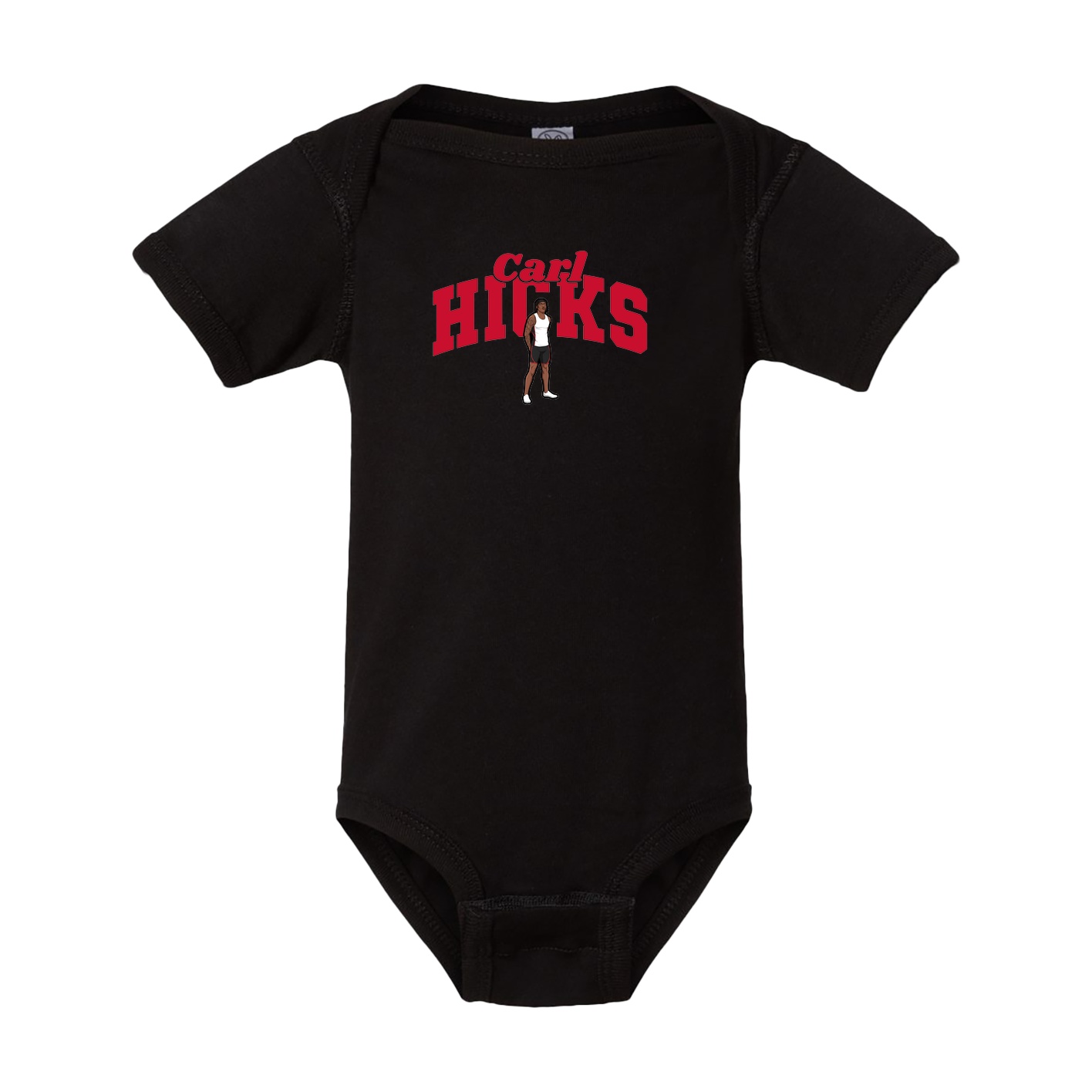 Baby Onesie — Signature Arch in Black