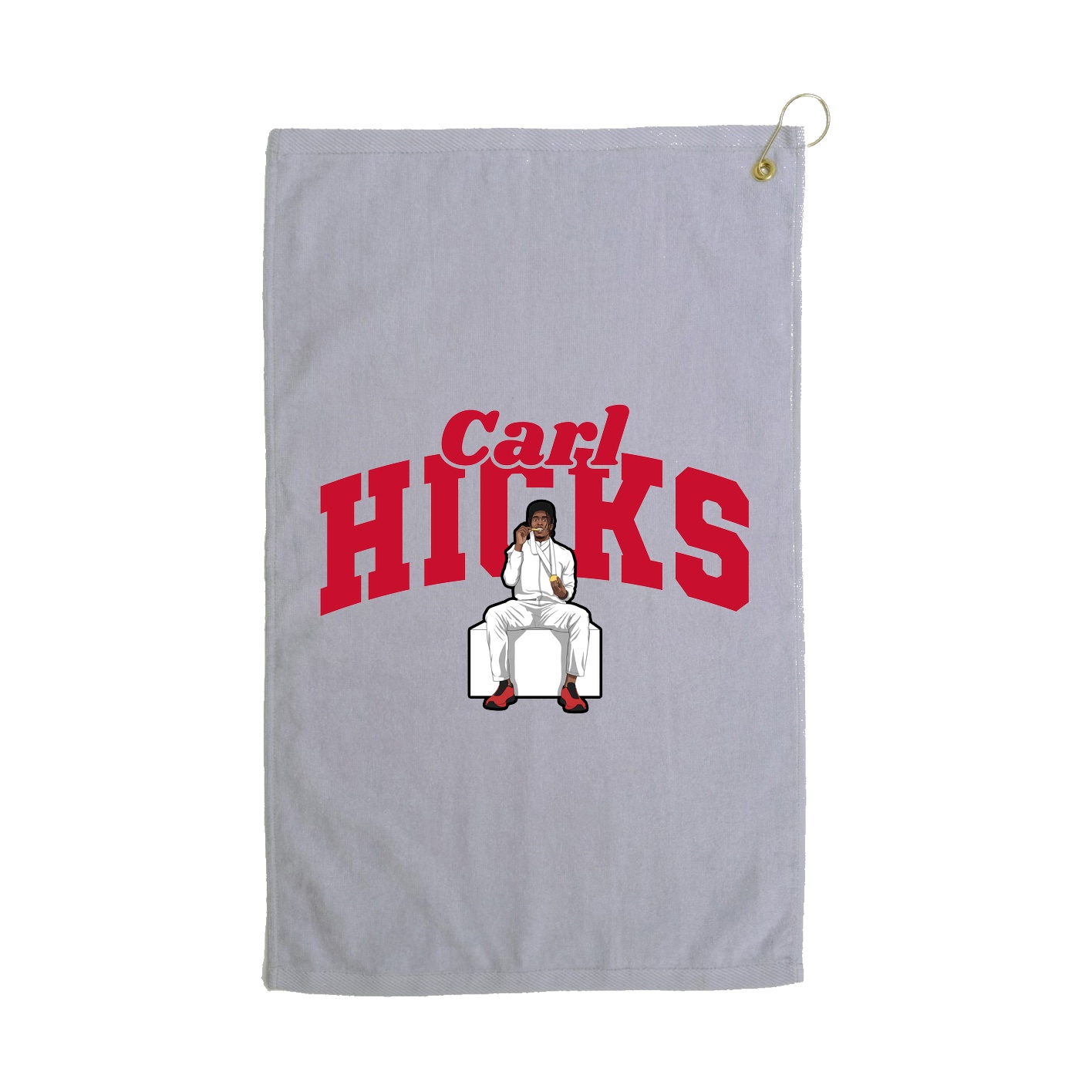 Golf Towel — Signature Arch in Grey