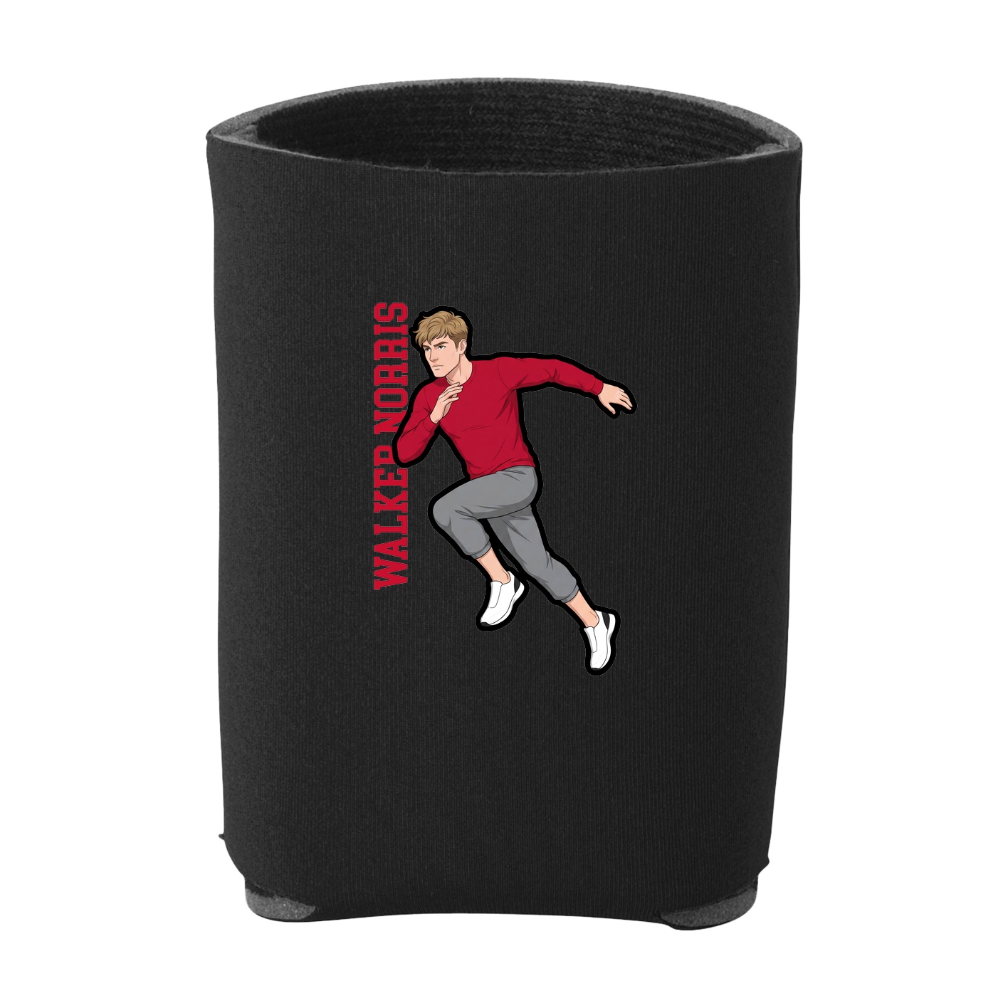 Can Holder — Name Vertical in Black