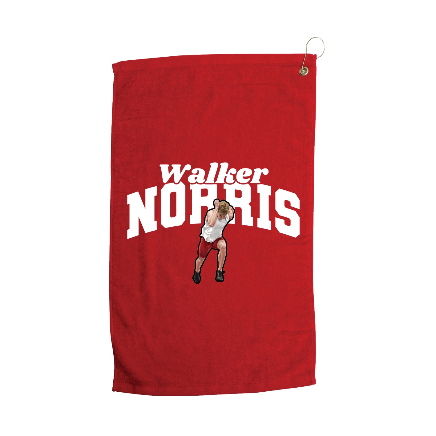 Golf Towel — Signature Arch in Red