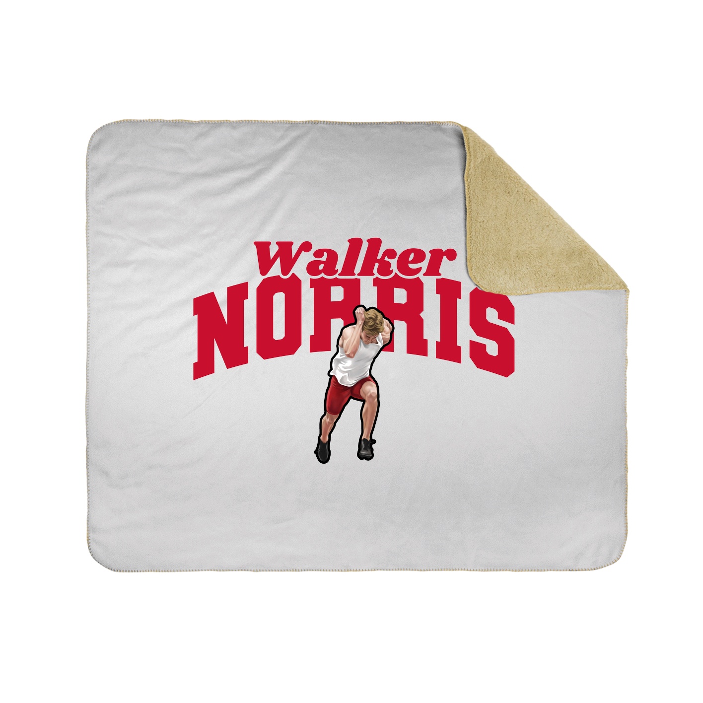 Throw Blanket — Signature Arch in White