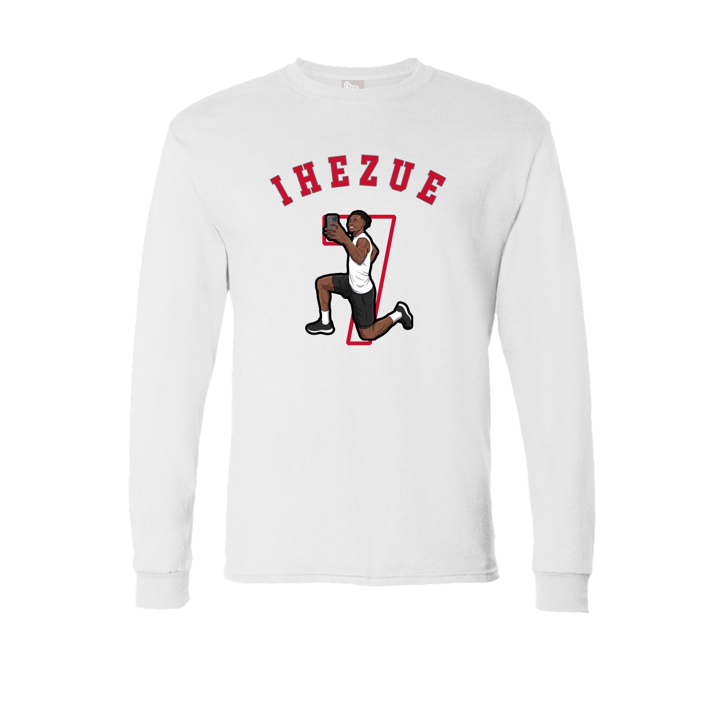Long Sleeve Tee — Shirsey Arch in White