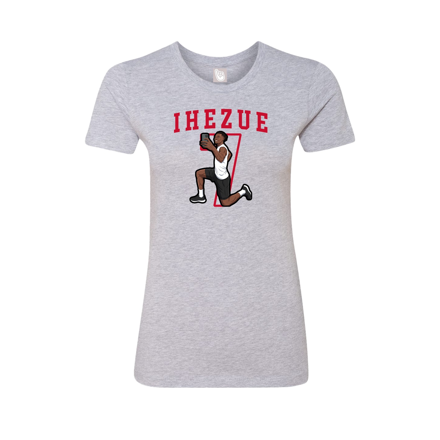 Fitted Women's Tee — Shirsey in Grey