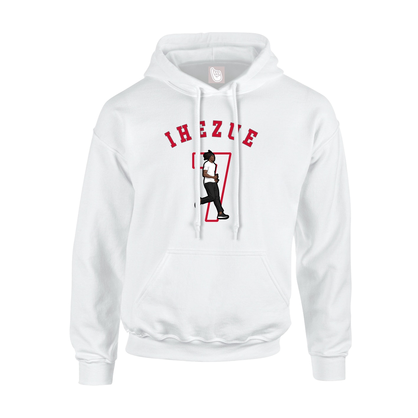 Hoodie — Shirsey Arch in White