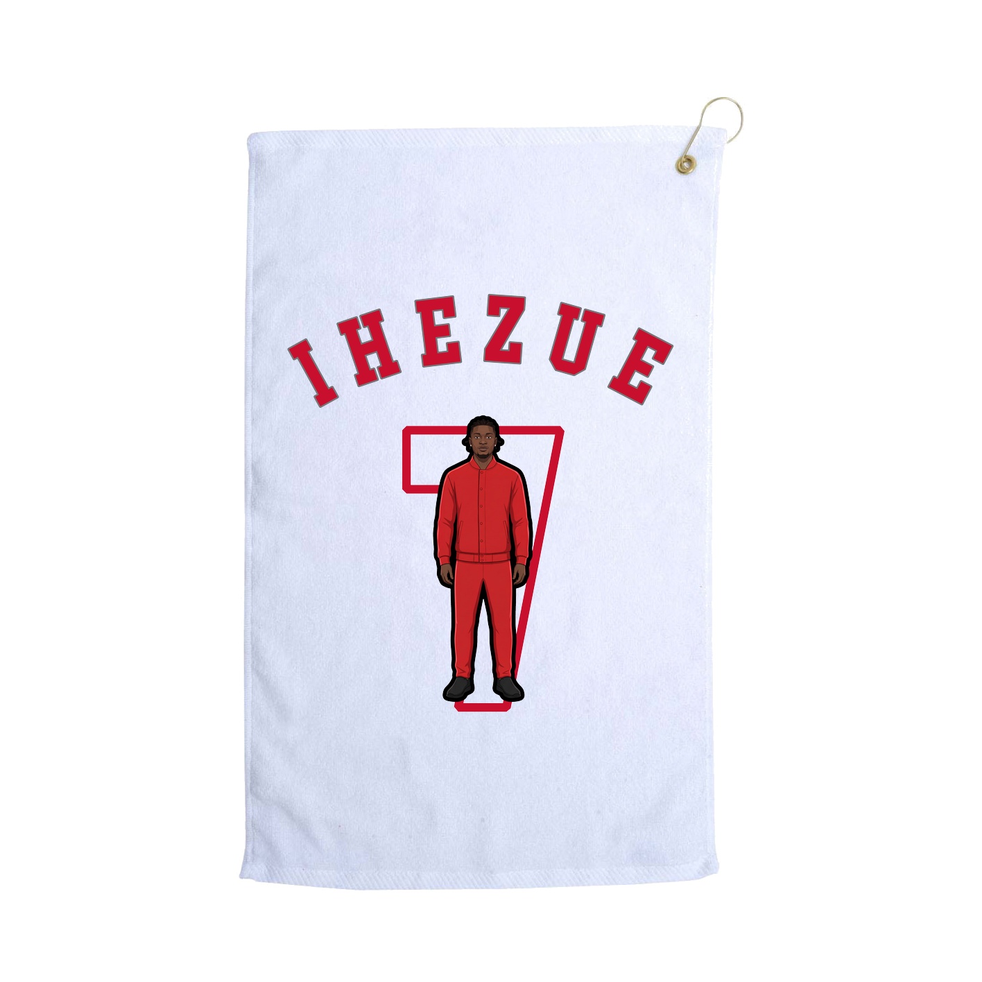 Golf Towel — Shirsey Arch in White