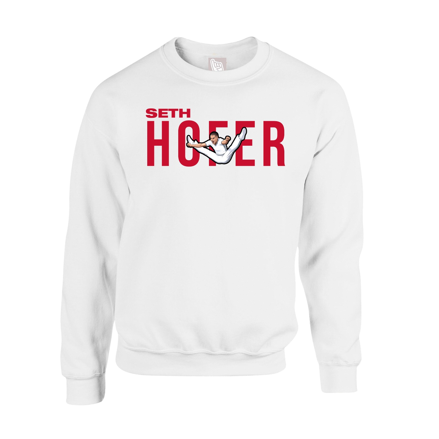 Fleece Crew — Player Name in White
