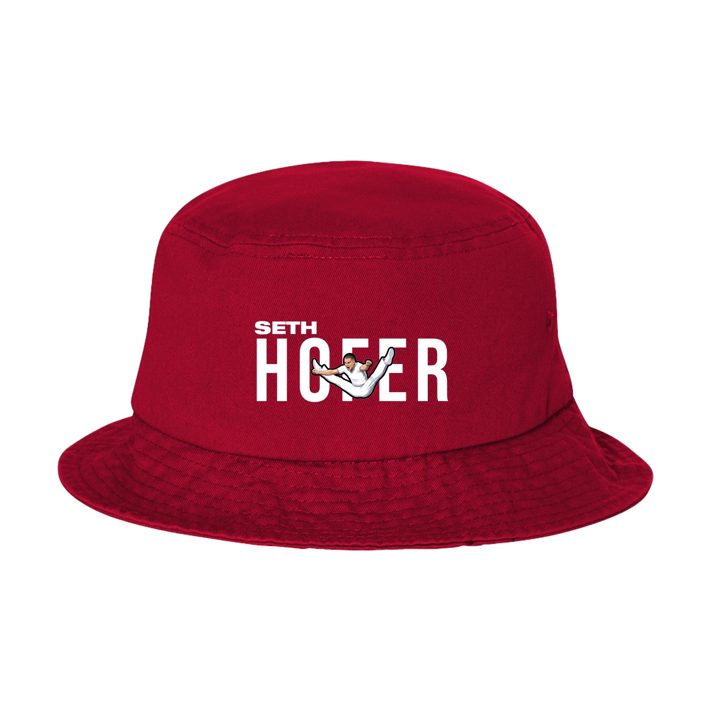 Bucket Cap — Player Name in Red
