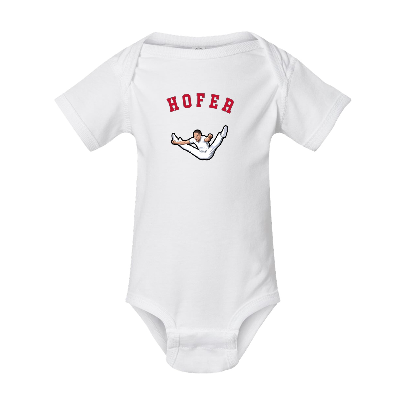 Baby Onesie — Shirsey Arch in White