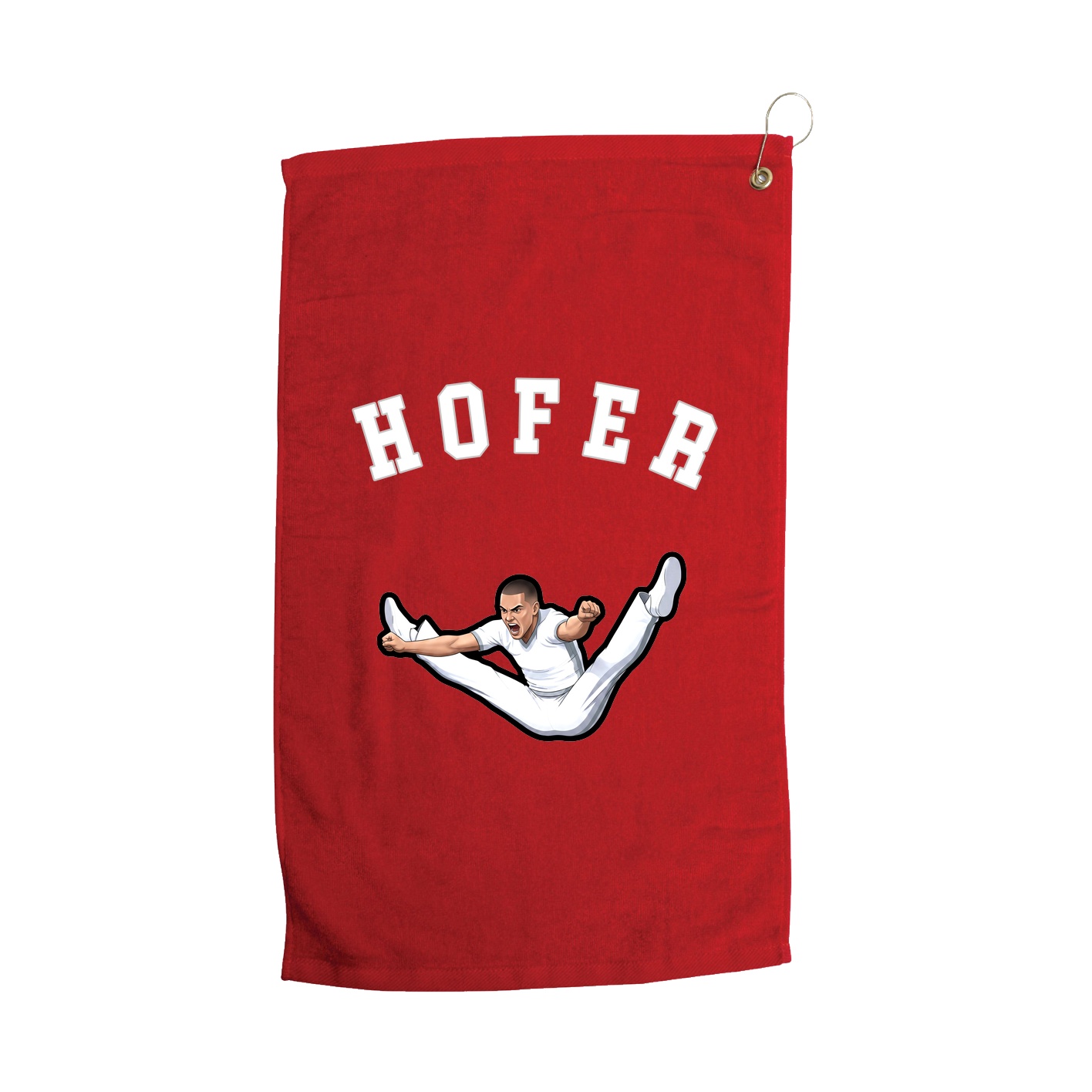 Golf Towel — Shirsey Arch in Red