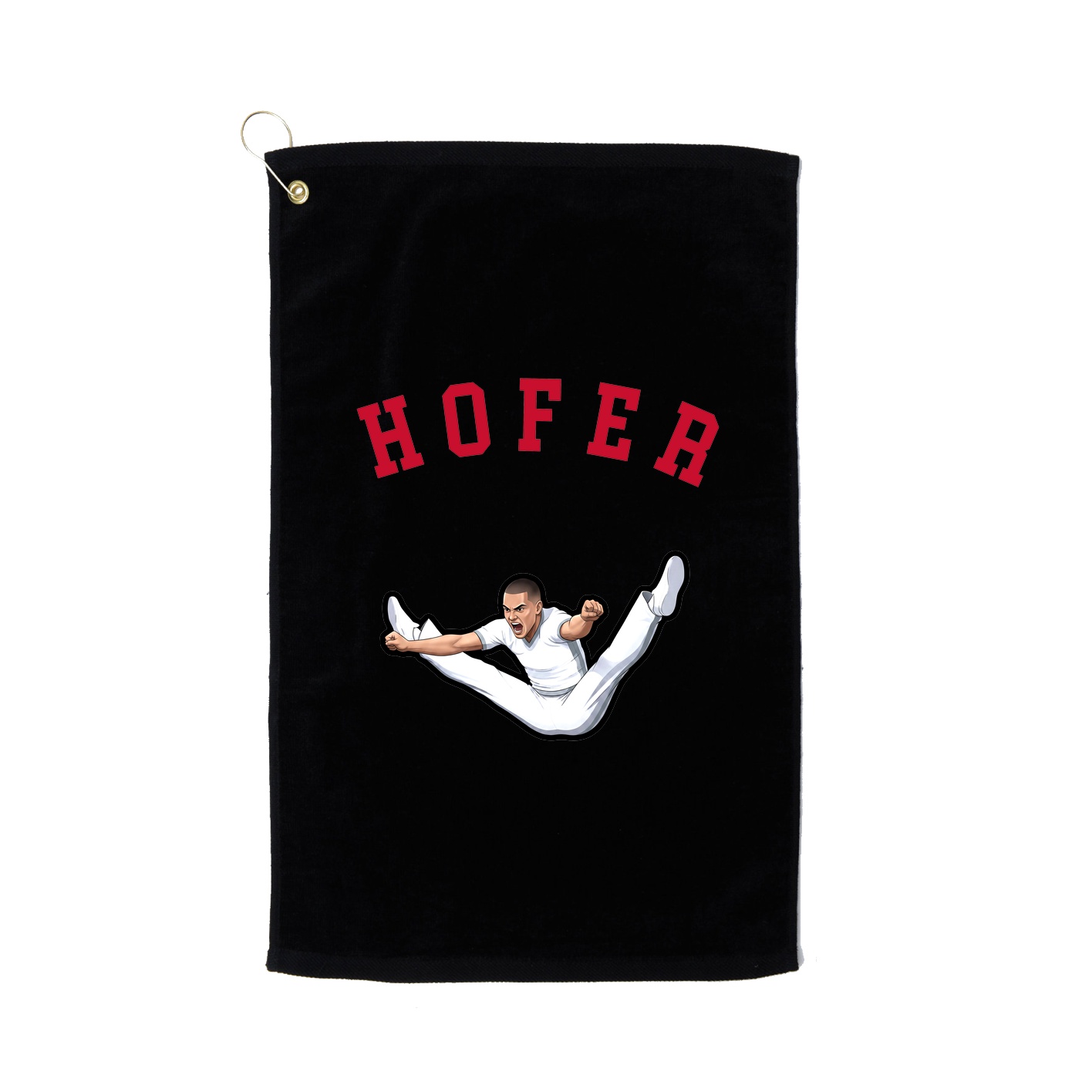 Golf Towel — Shirsey Arch in Black