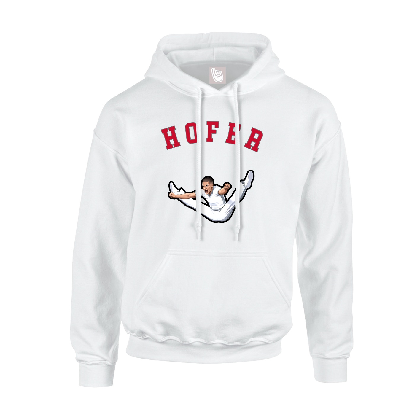 Hoodie — Shirsey Arch in White