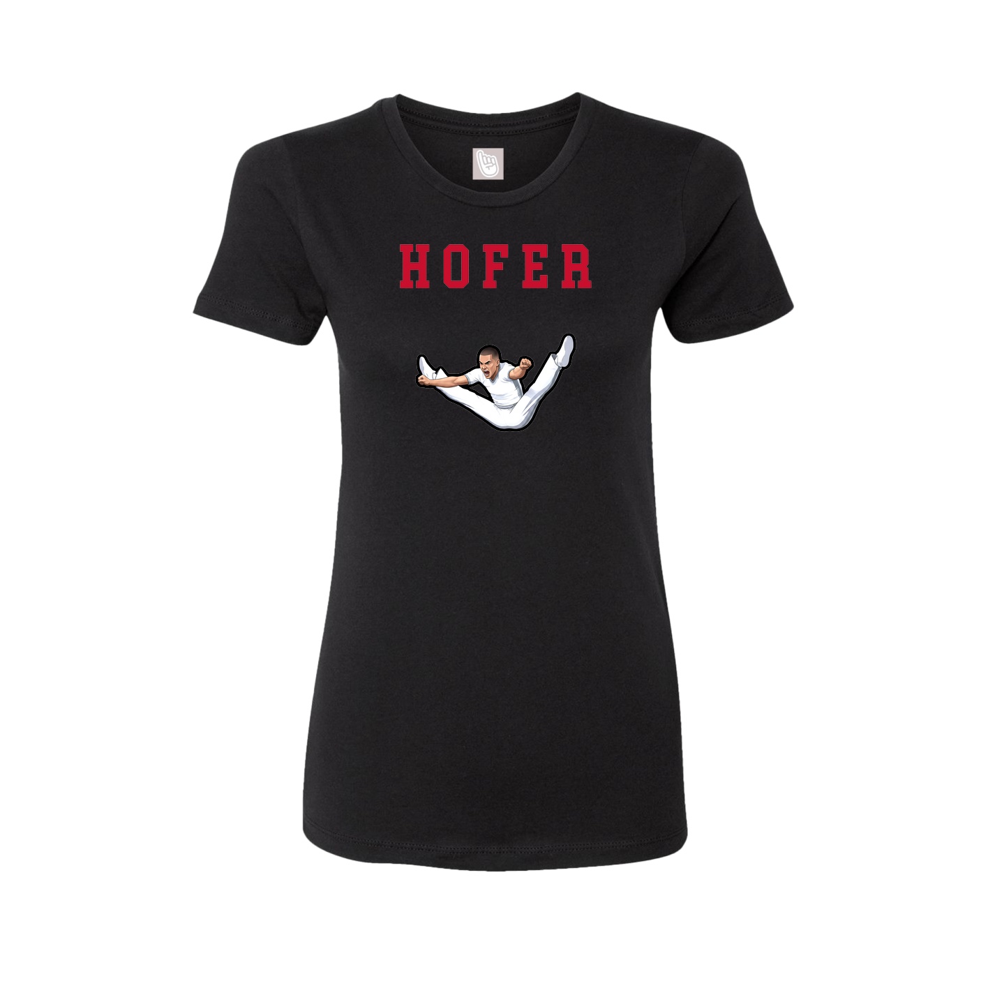 Fitted Women's Tee — Shirsey in Black