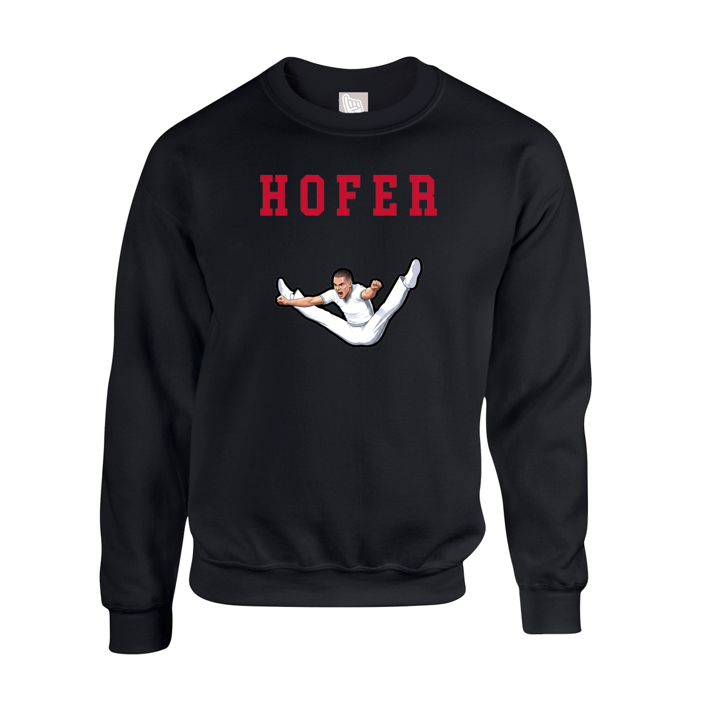 Fleece Crew — Shirsey in Black