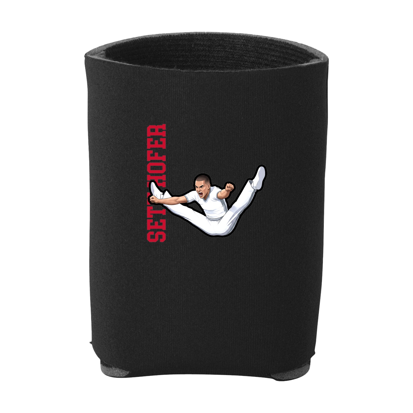 Can Holder — Name Vertical in Black
