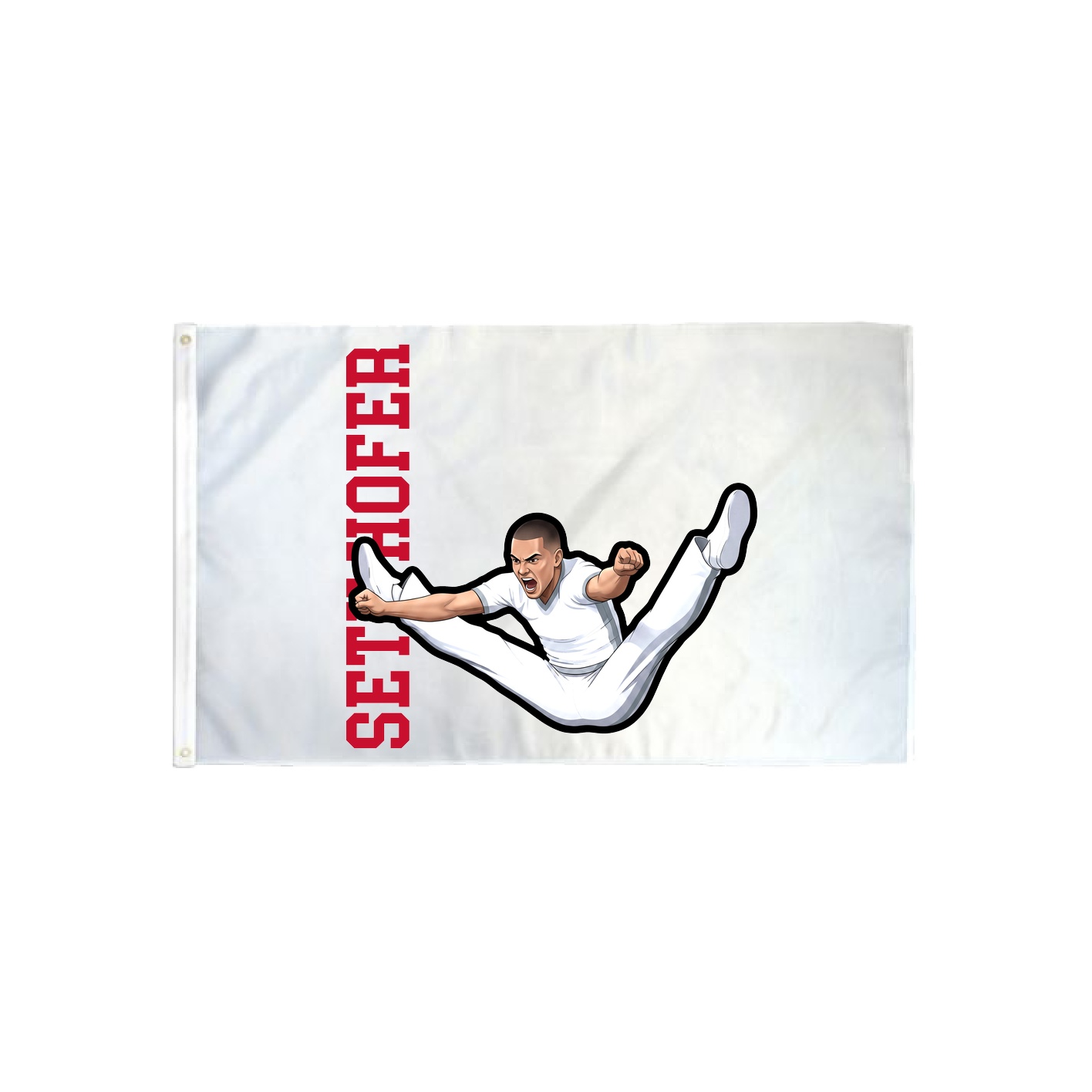 3x5 Flag — Name Vertical in Classic