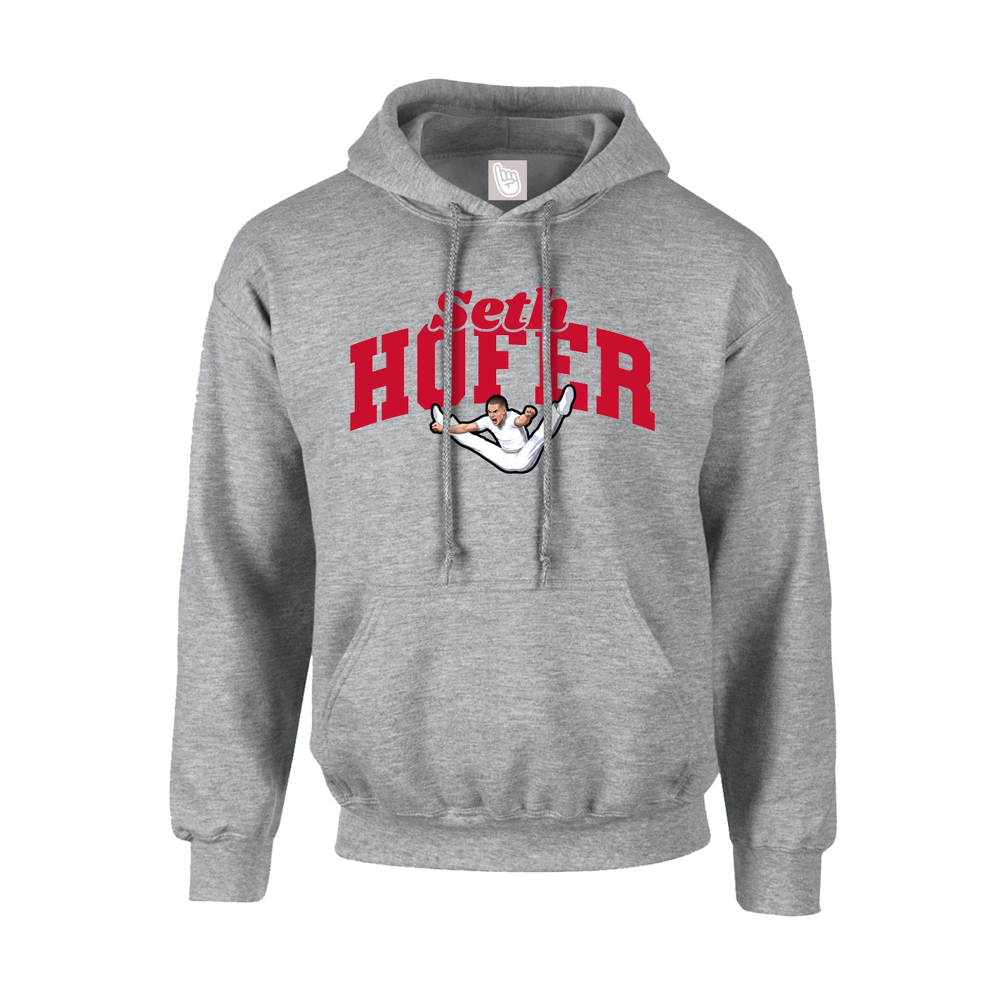 Hoodie — Signature Arch in Grey