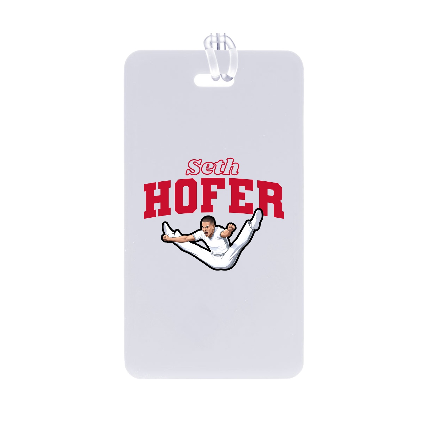 Bag Tag — Name Arch in Classic