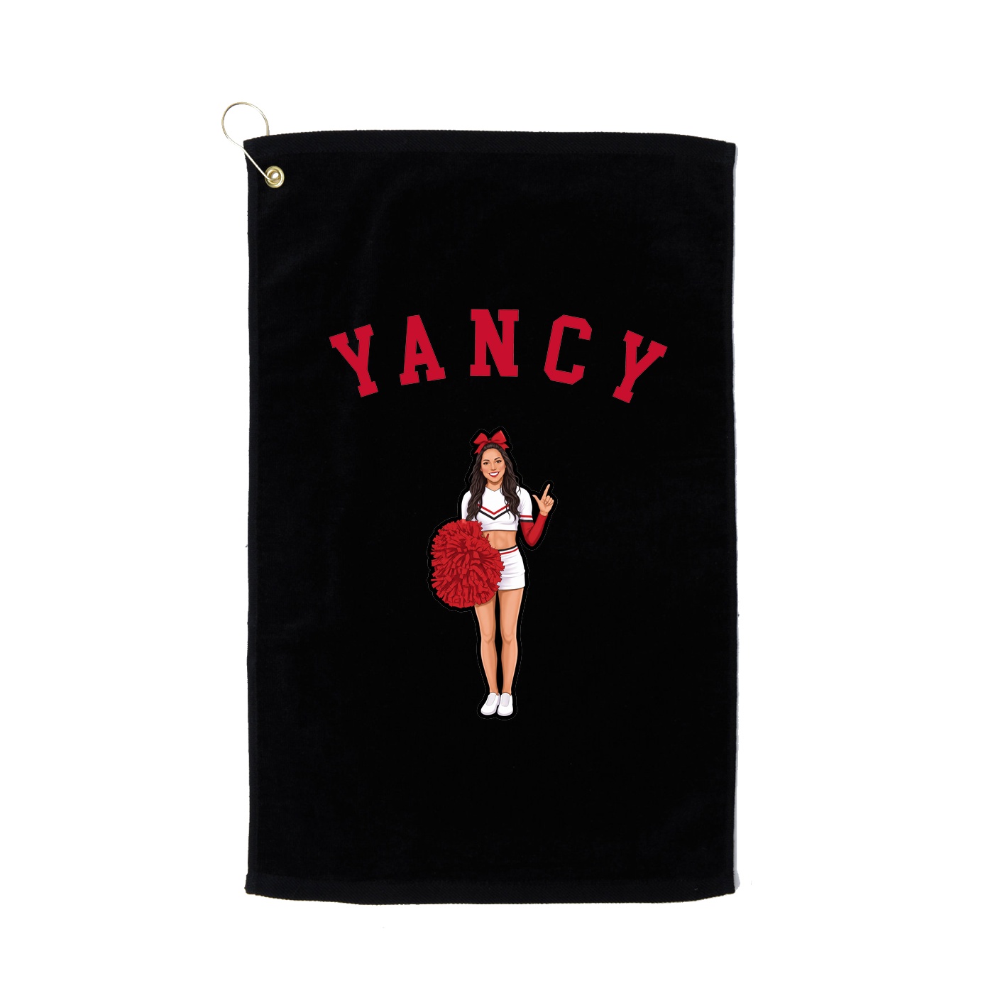 Golf Towel — Shirsey Arch in Black
