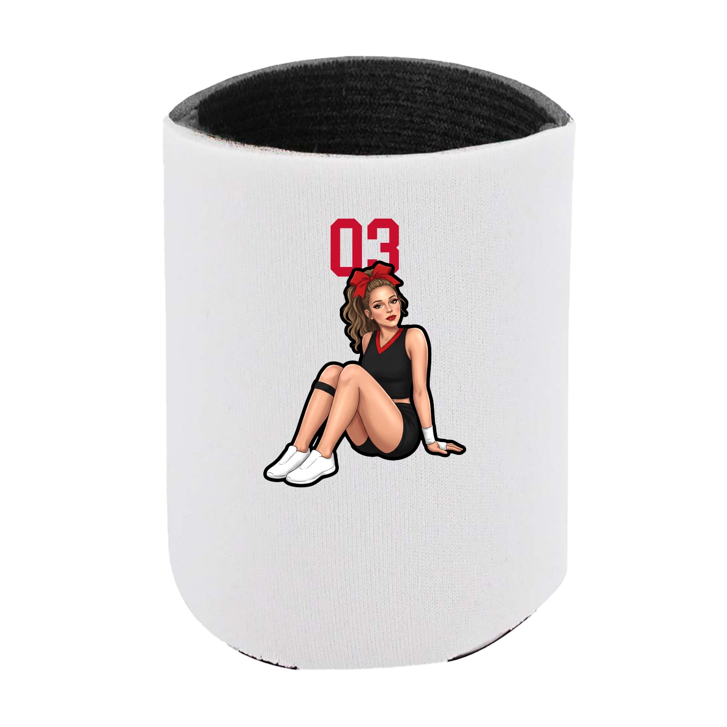 Can Holder — Number Top in White