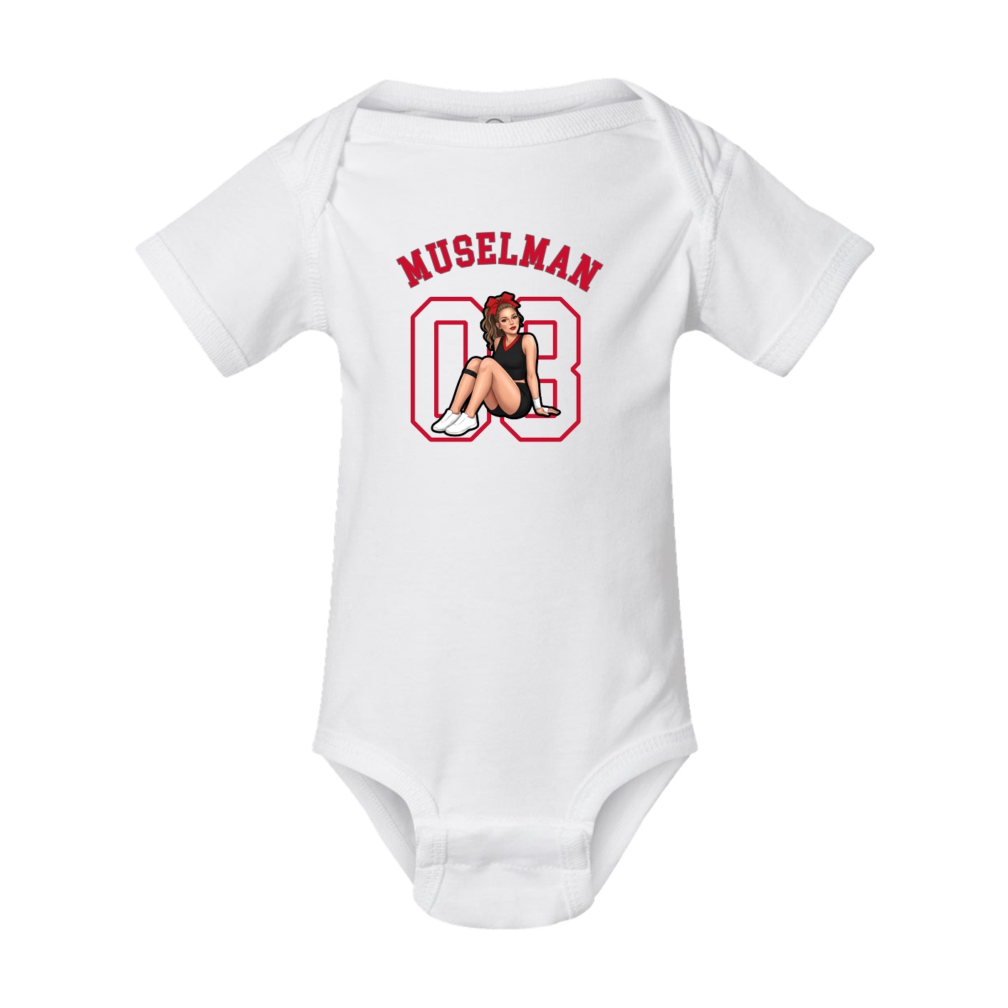 Baby Onesie — Shirsey Arch in White