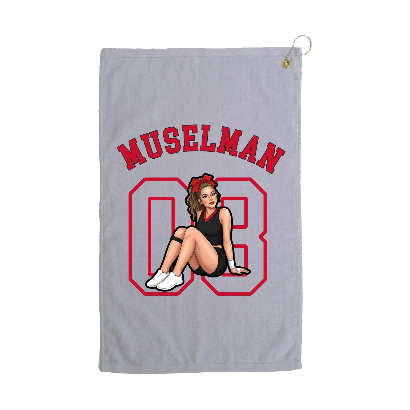 Golf Towel — Shirsey Arch in Grey