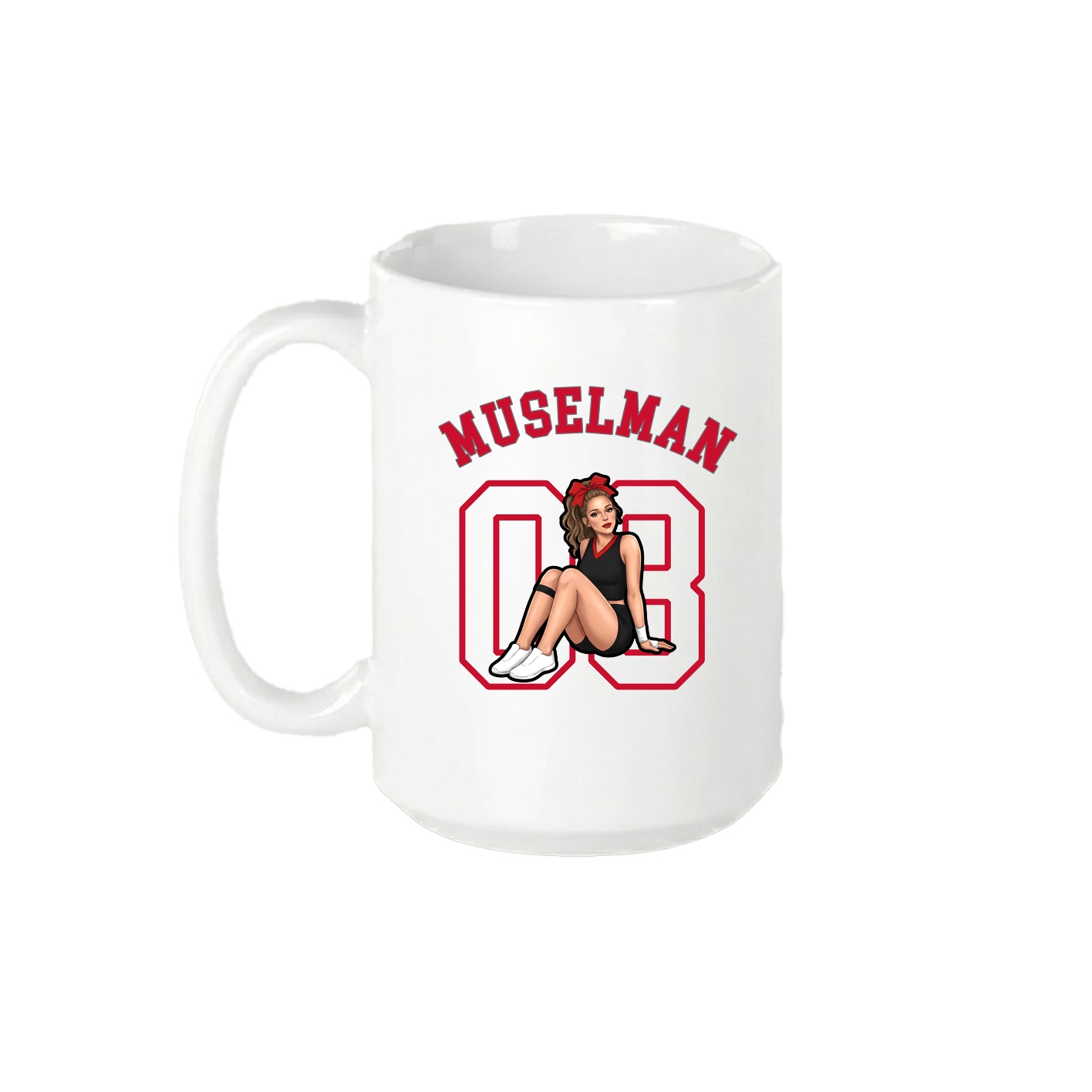 15oz Coffee Mug — Shirsey Arch in White