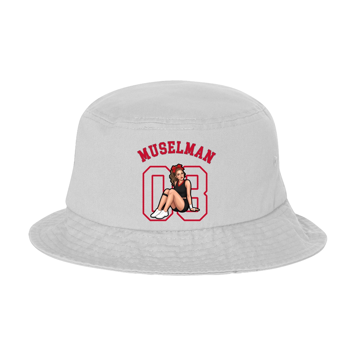 Bucket Cap — Shirsey Arch in White