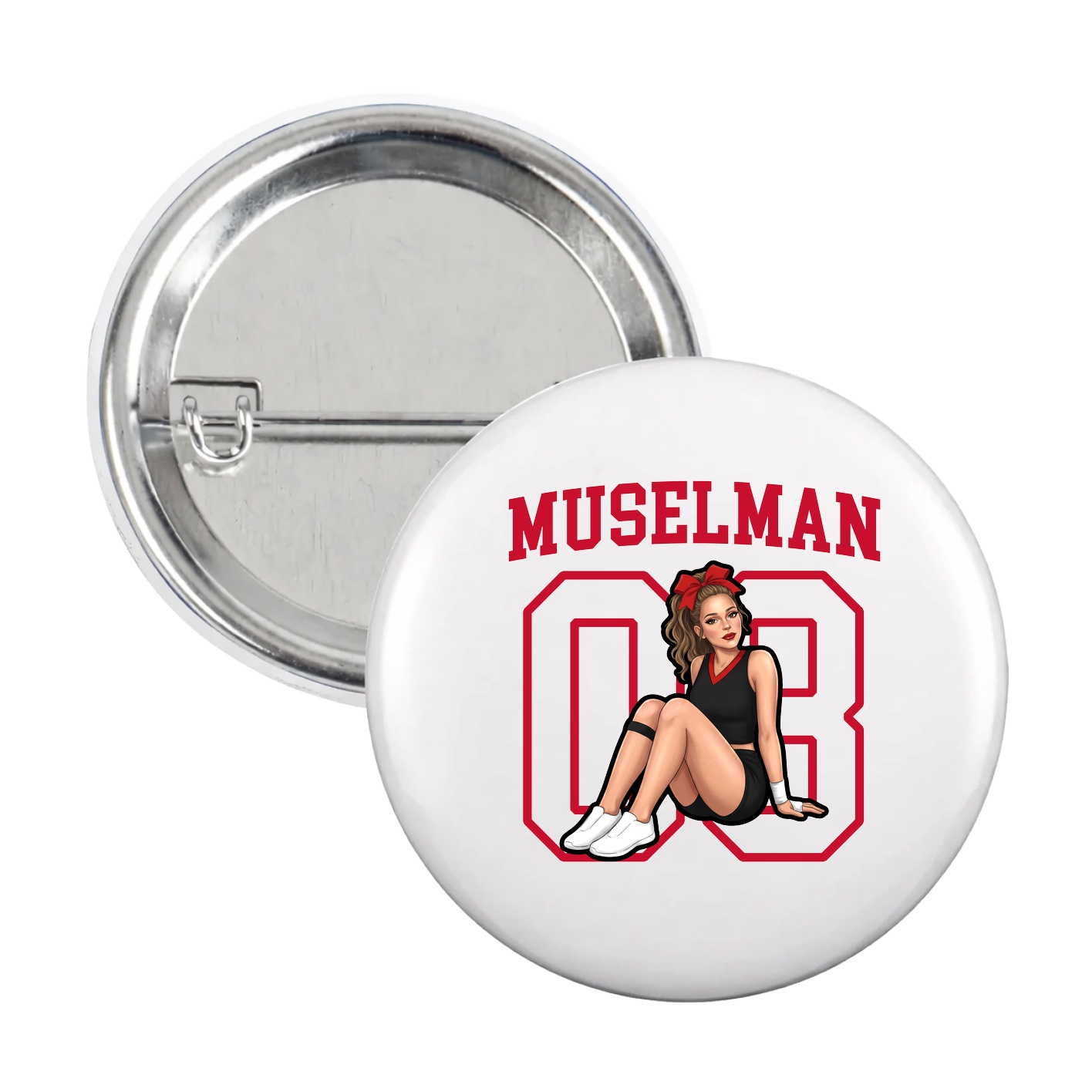 Game Day Button — Shirsey in White
