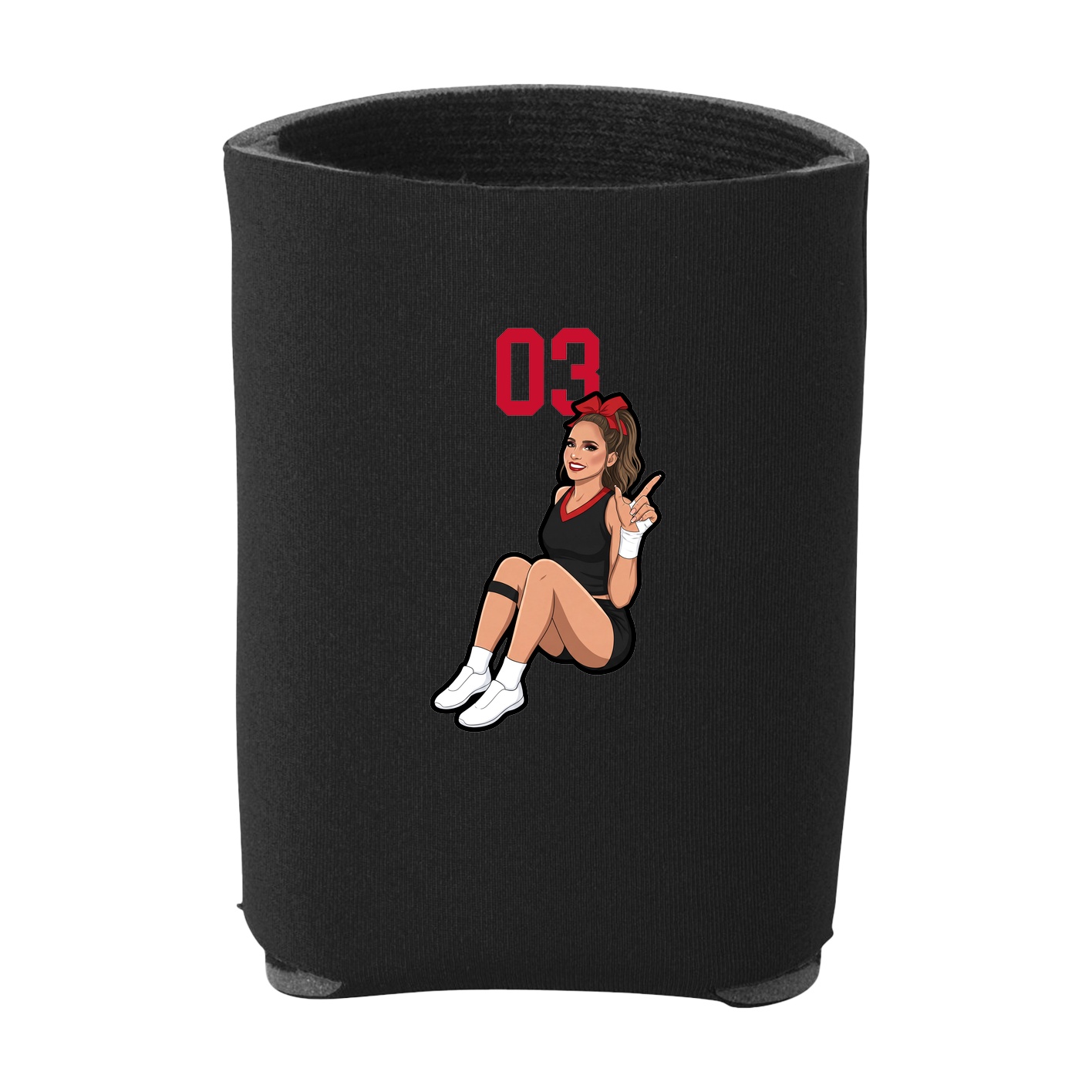 Can Holder — Number Top in Black