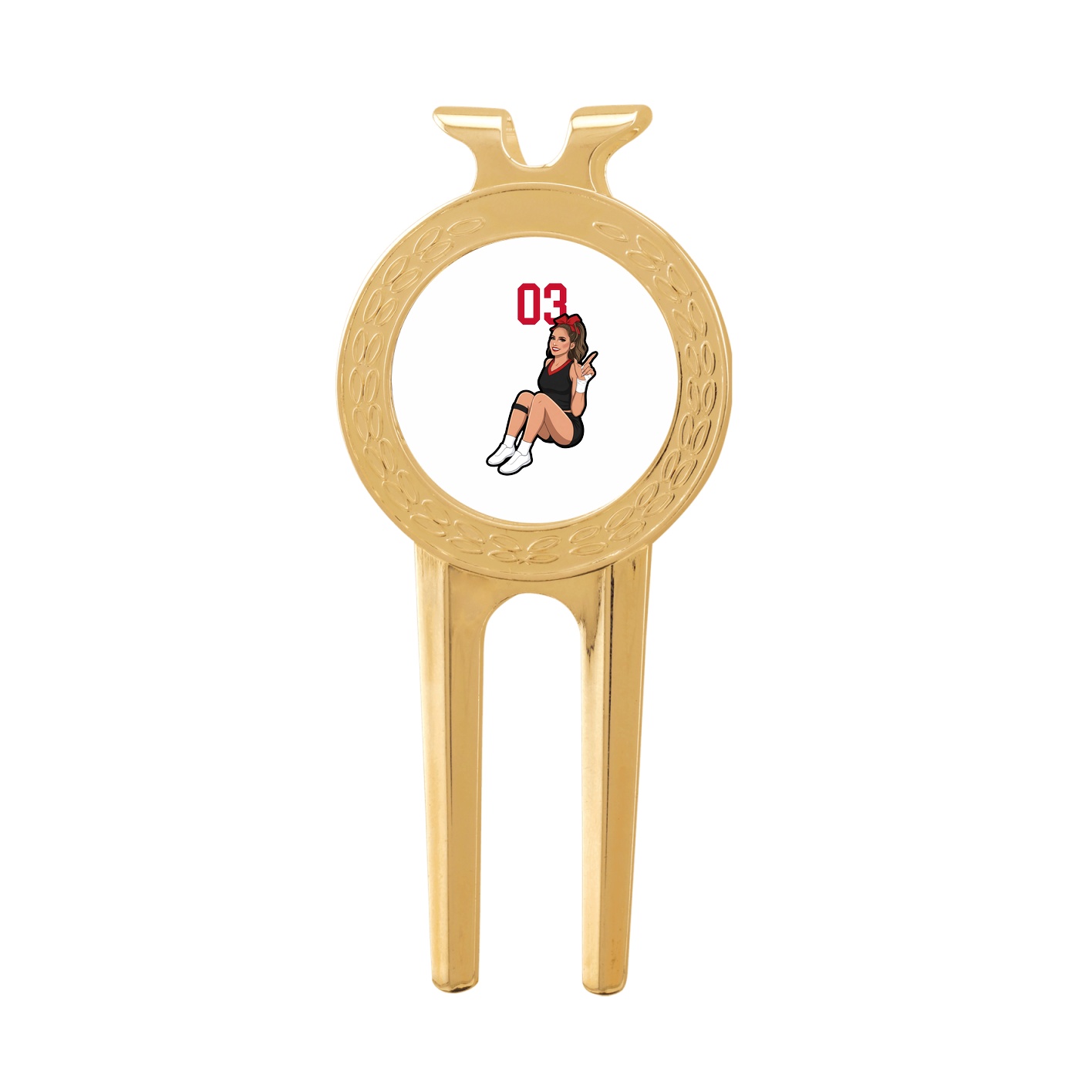 Divot Tool with Ball Marker — Number Top in Classic