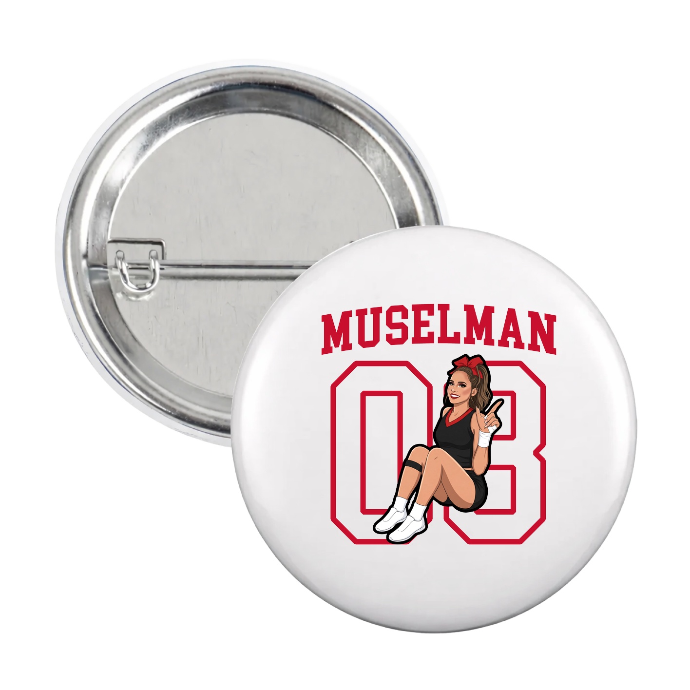 Game Day Button — Shirsey in White