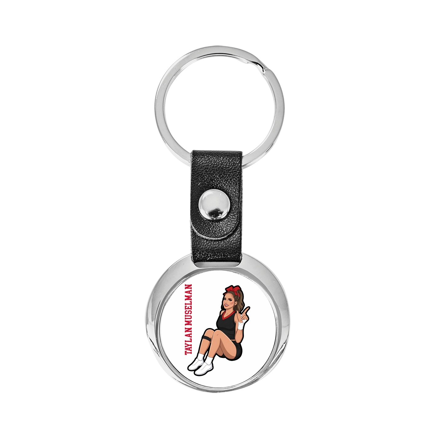 Key Chain — Name Vertical in Classic
