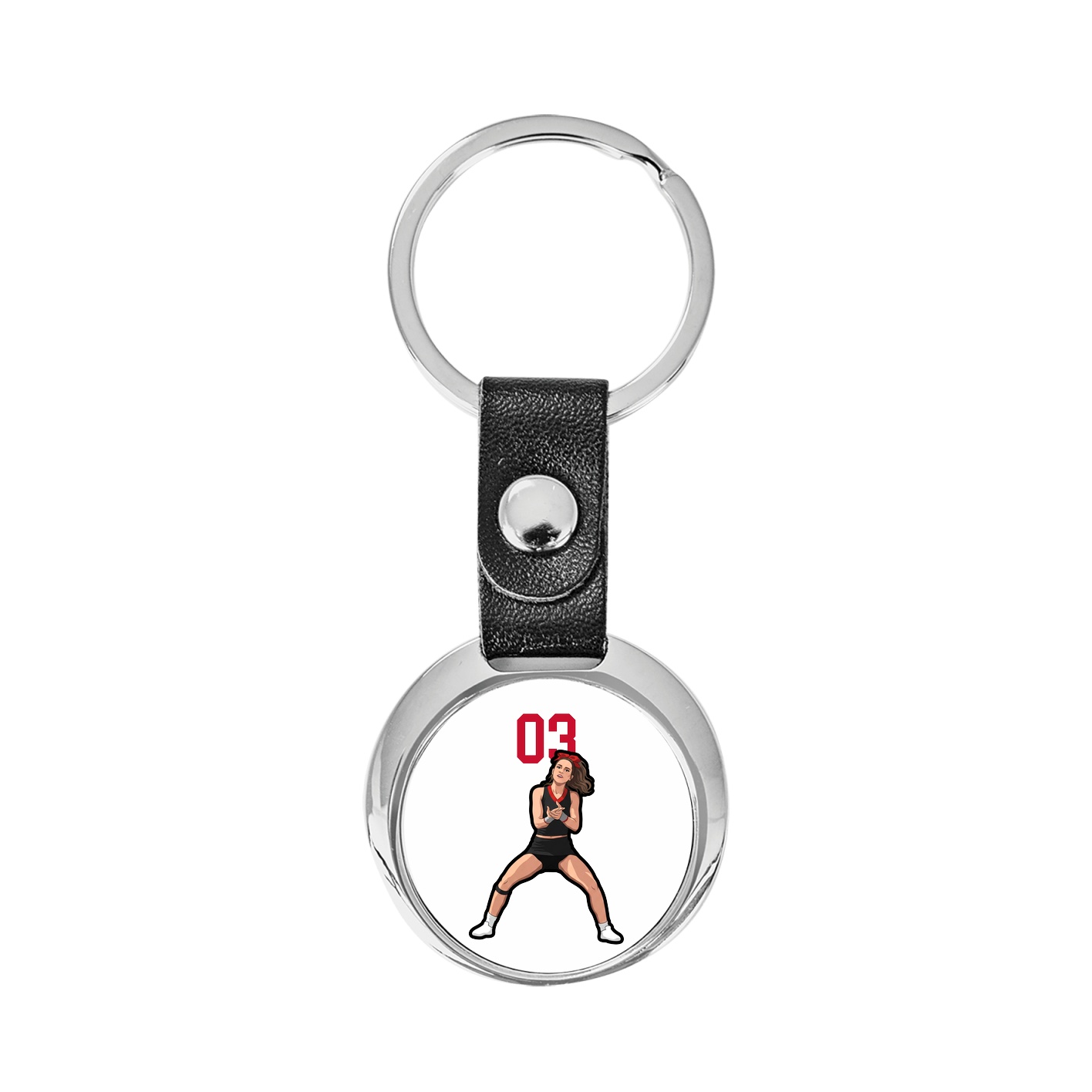 Key Chain — Number Top in Classic