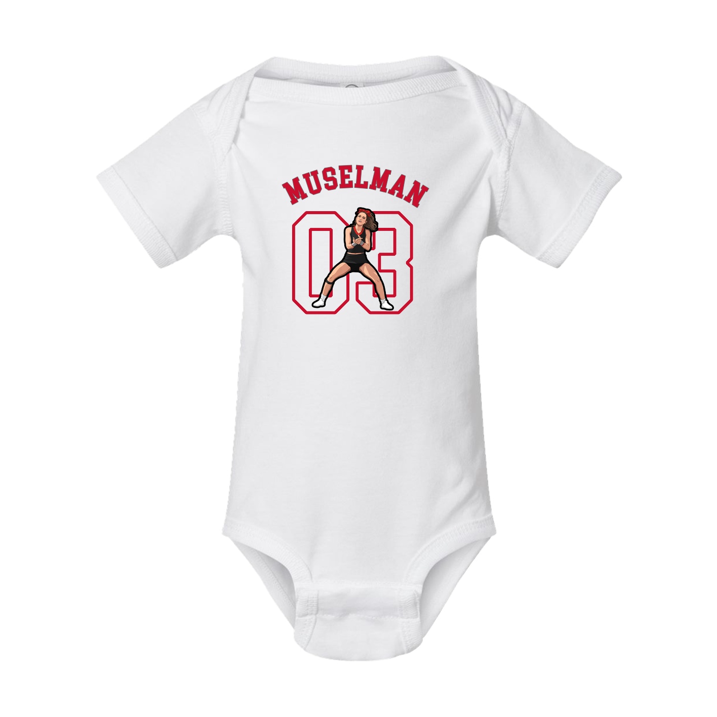 Baby Onesie — Shirsey Arch in White