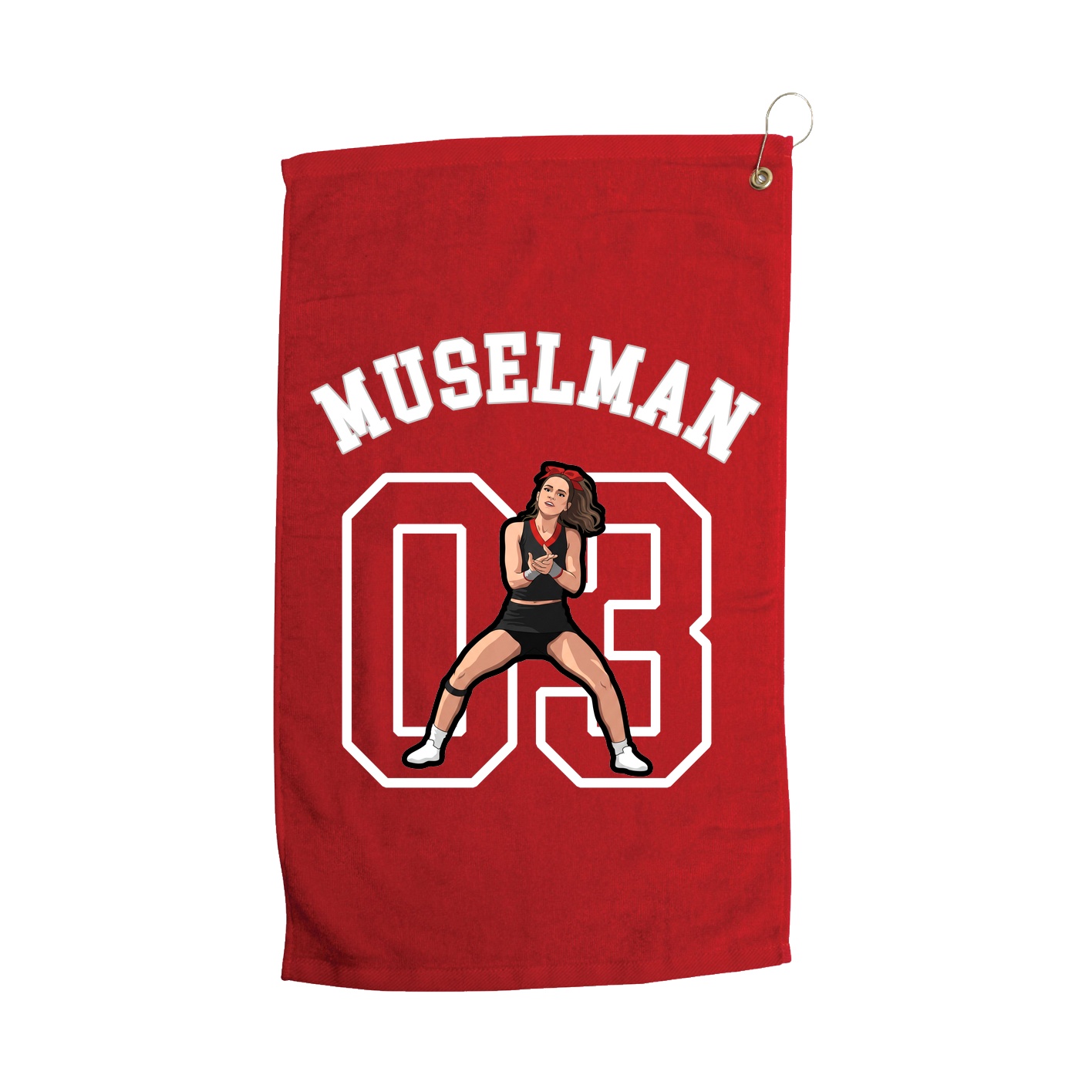 Golf Towel — Shirsey Arch in Red