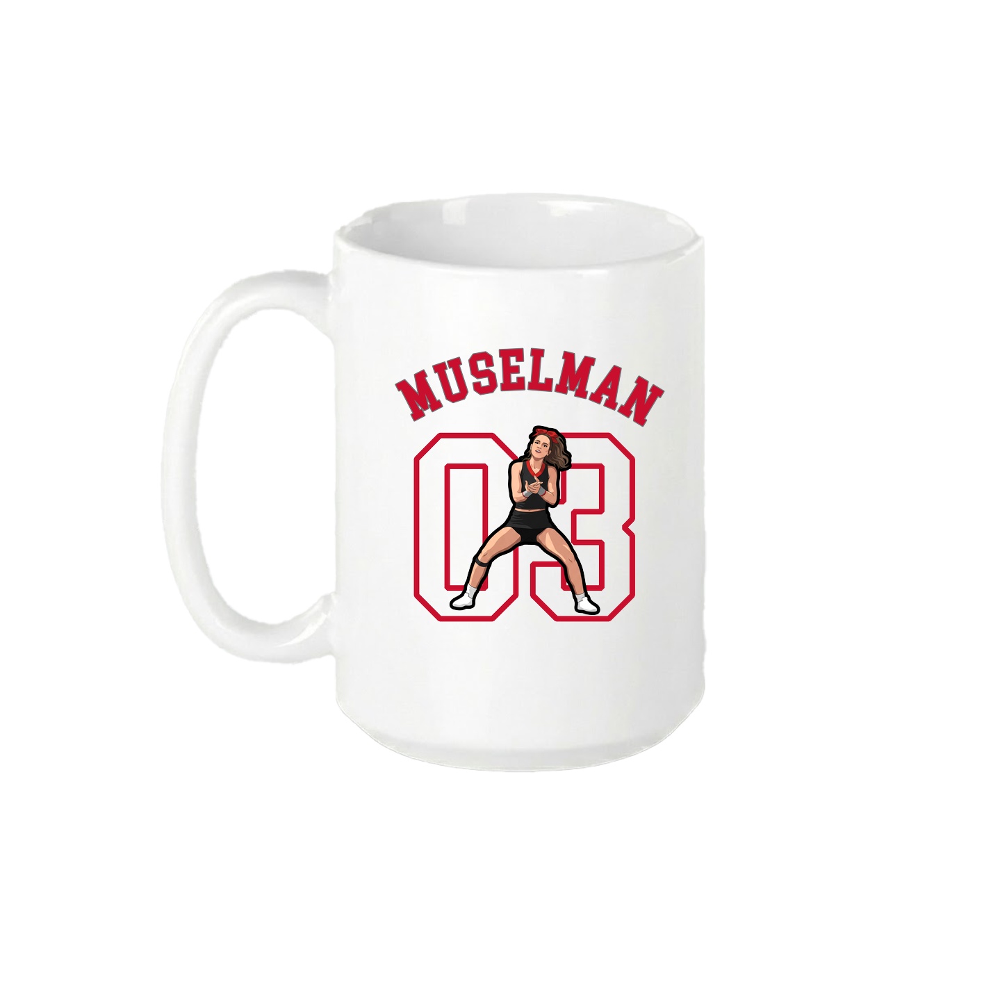 15oz Coffee Mug — Shirsey Arch in White
