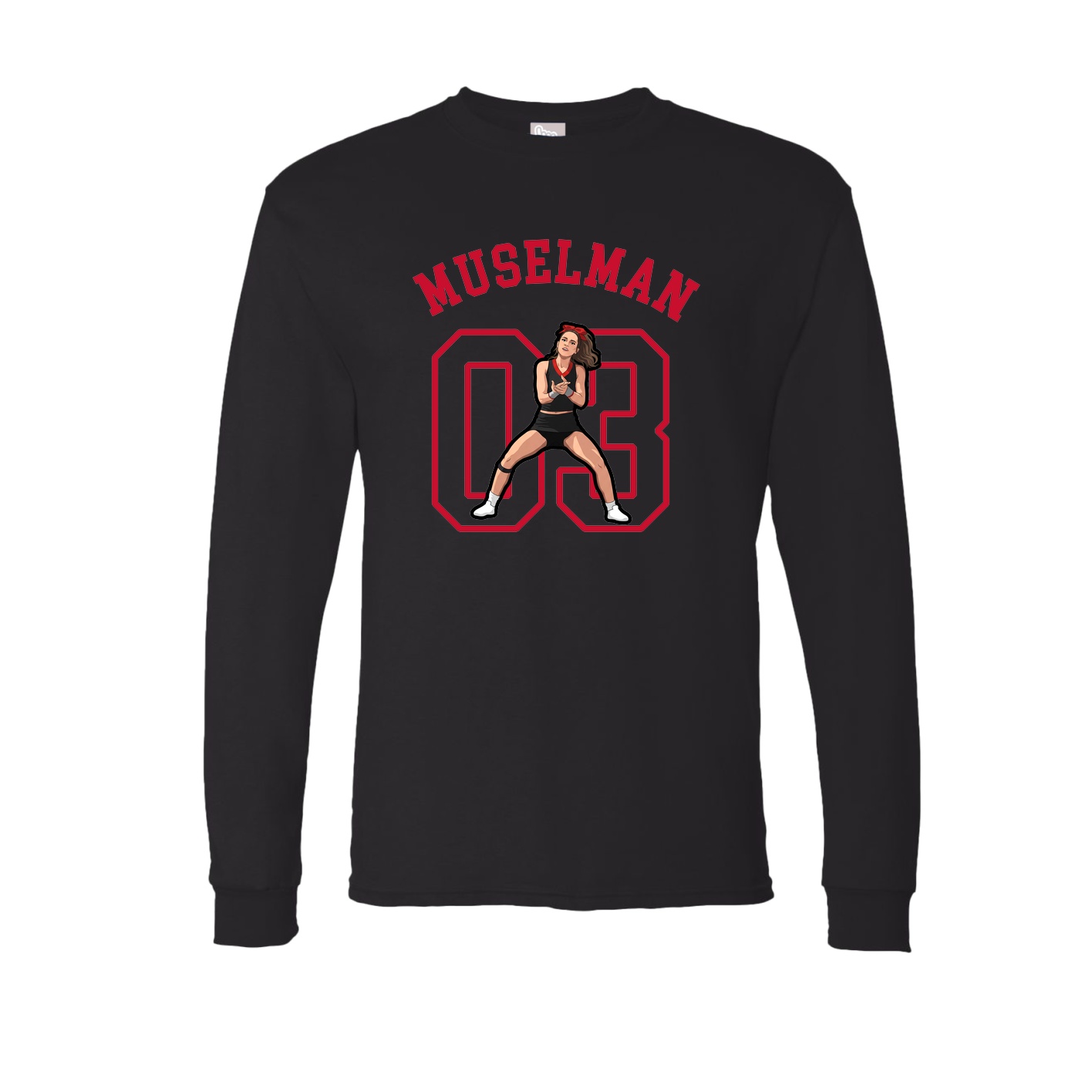 Long Sleeve Tee — Shirsey Arch in Black